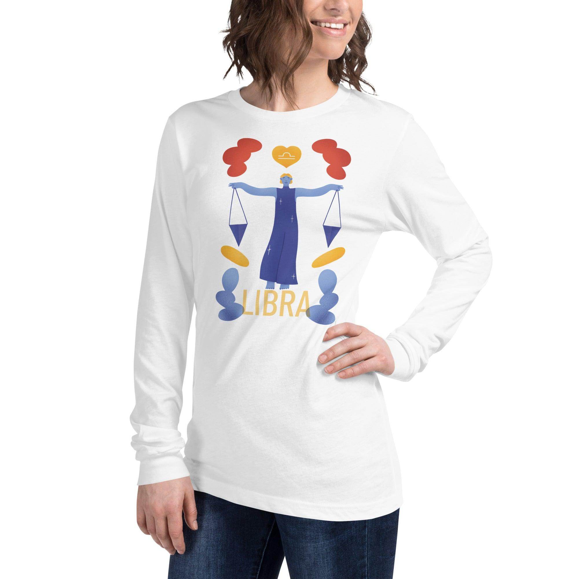 Libra Unisex Long Sleeve Tee - Raw Edition - 