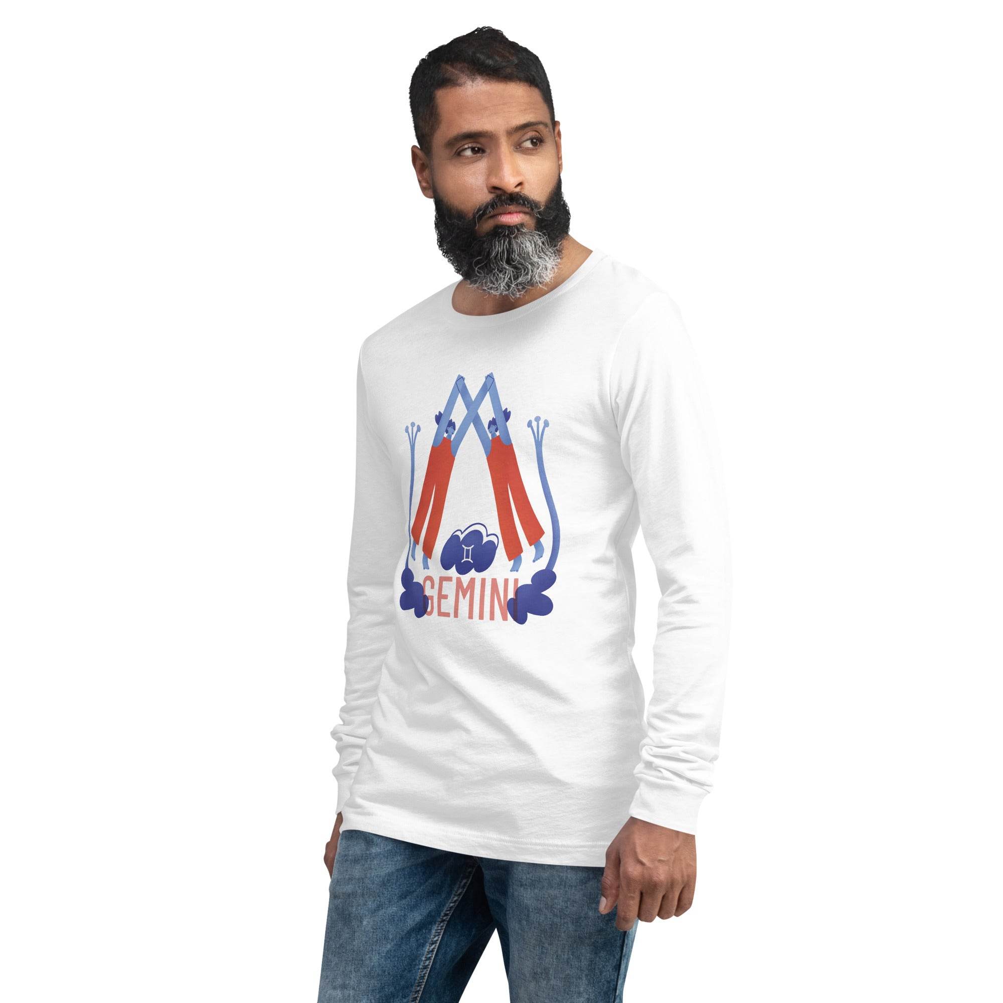 Gemini Unisex Long Sleeve Tee - Raw Edition - 