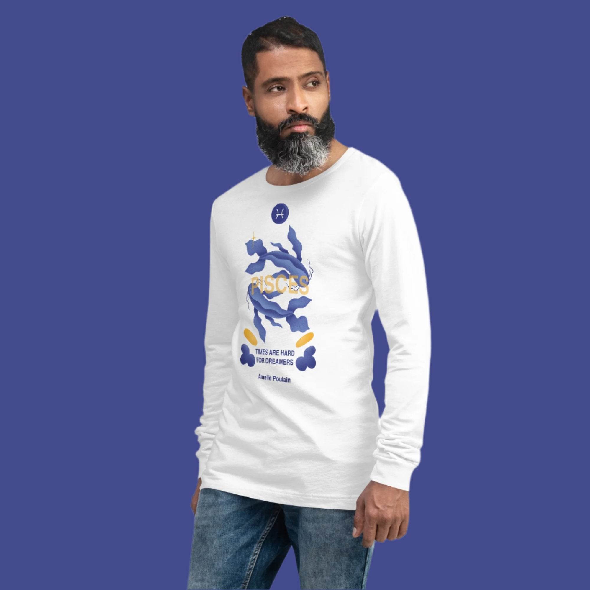 Pisces Unisex Long Sleeve Tee - Amelie Poulain Edition - 