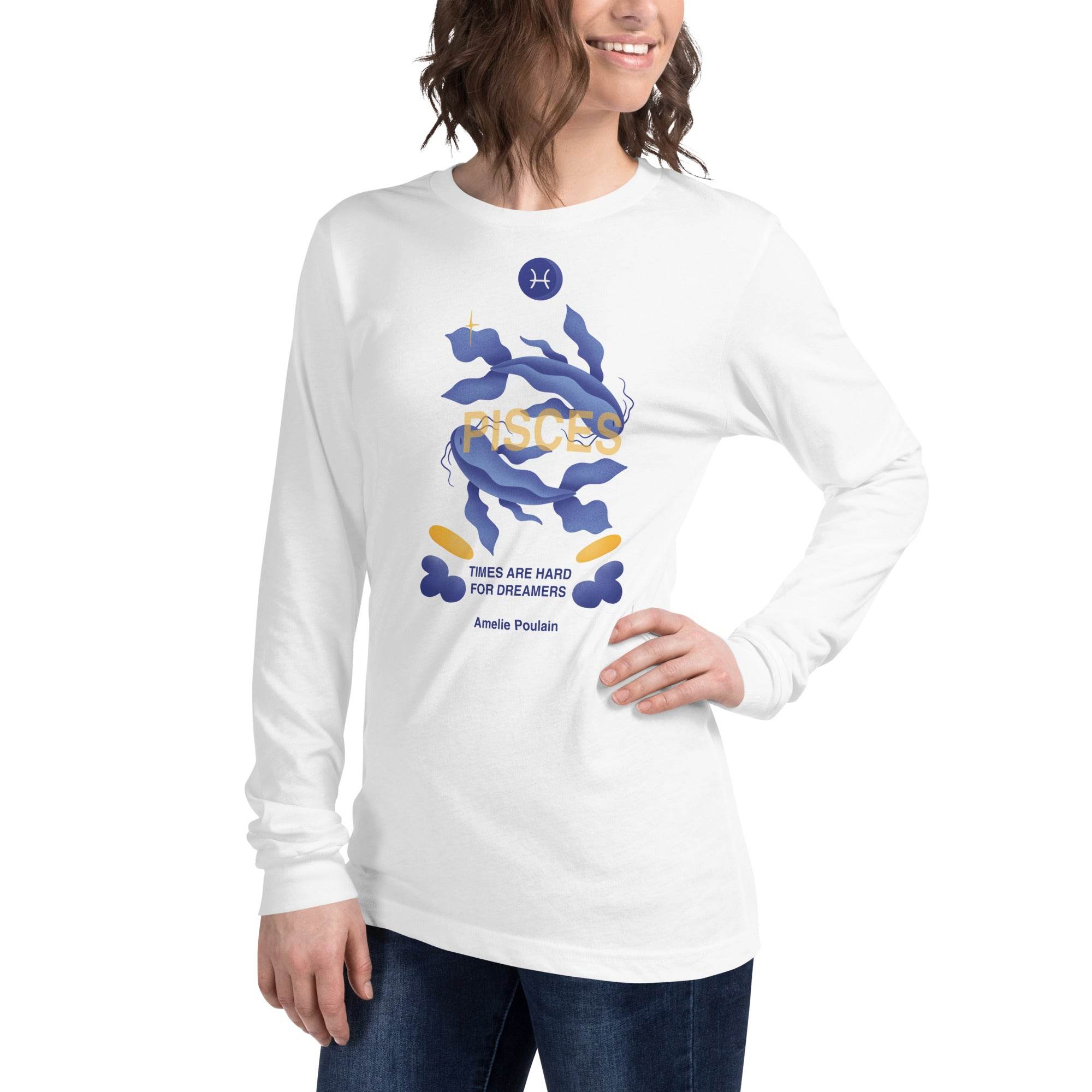 Pisces Unisex Long Sleeve Tee - Amelie Poulain Edition - 