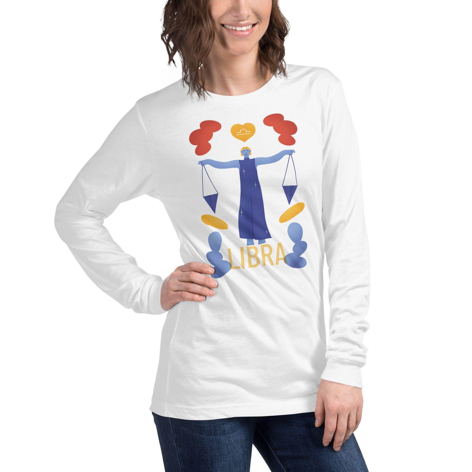Libra Unisex Long Sleeve Tee - Raw Edition - 