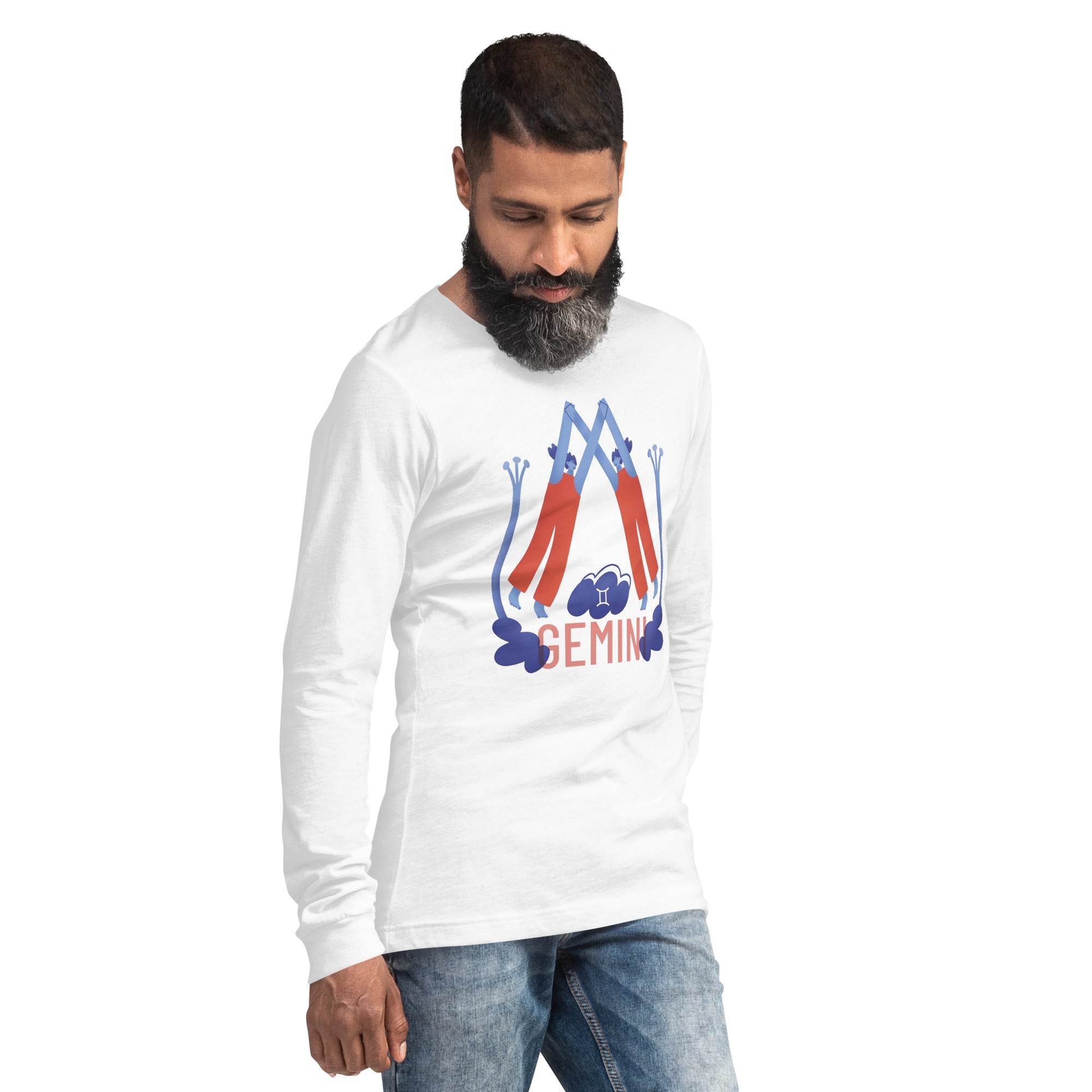 Gemini Unisex Long Sleeve Tee - Raw Edition - 