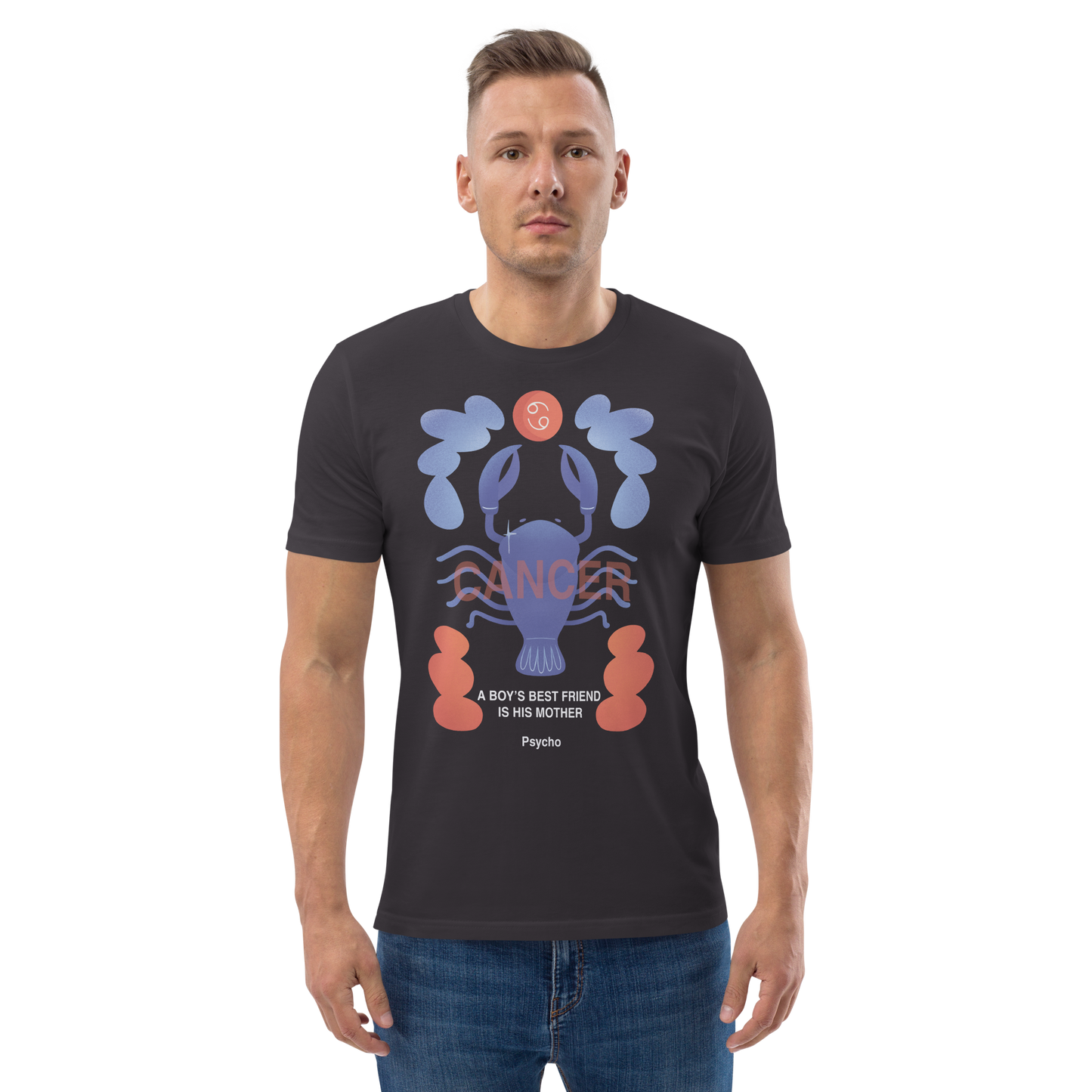 Cancer Unisex Organic Cotton T-Shirt - Psycho Edition