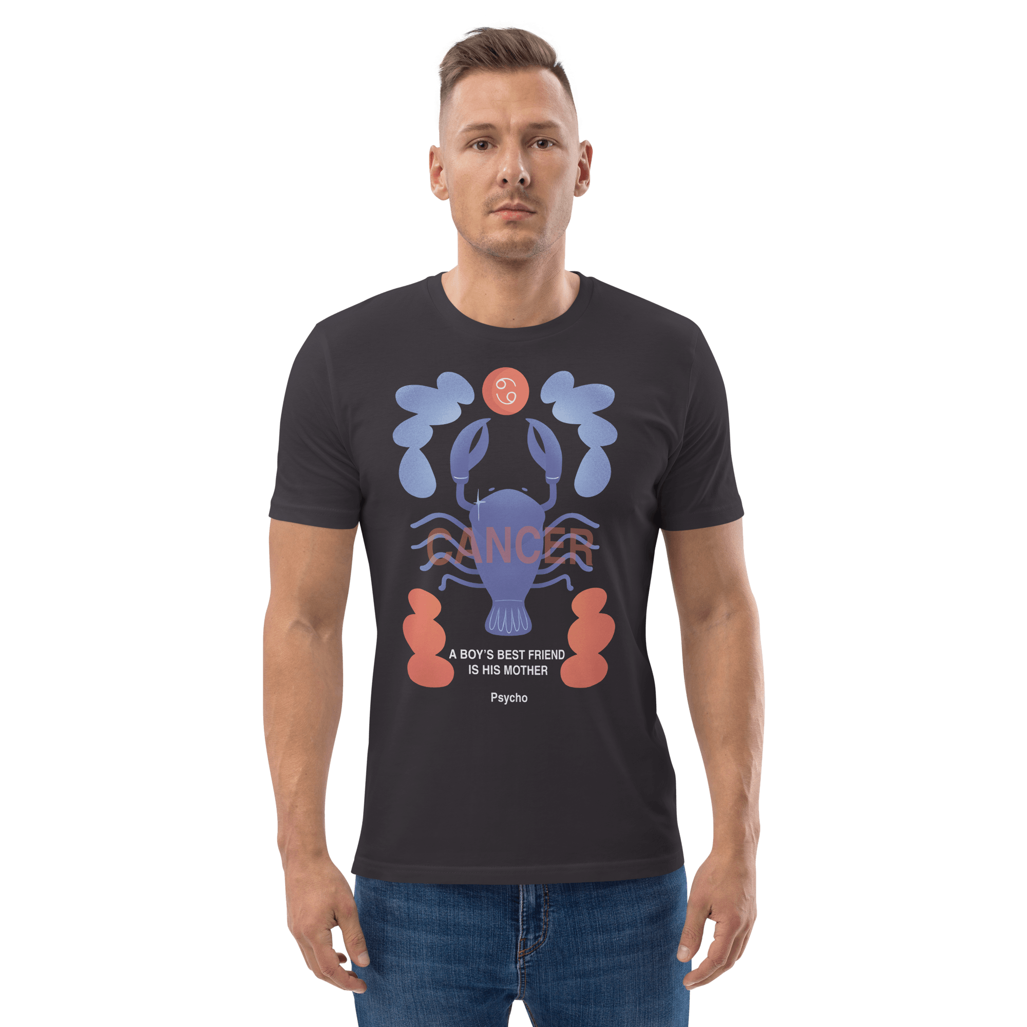 Cancer Unisex Organic Cotton T-Shirt - Psycho Edition - 