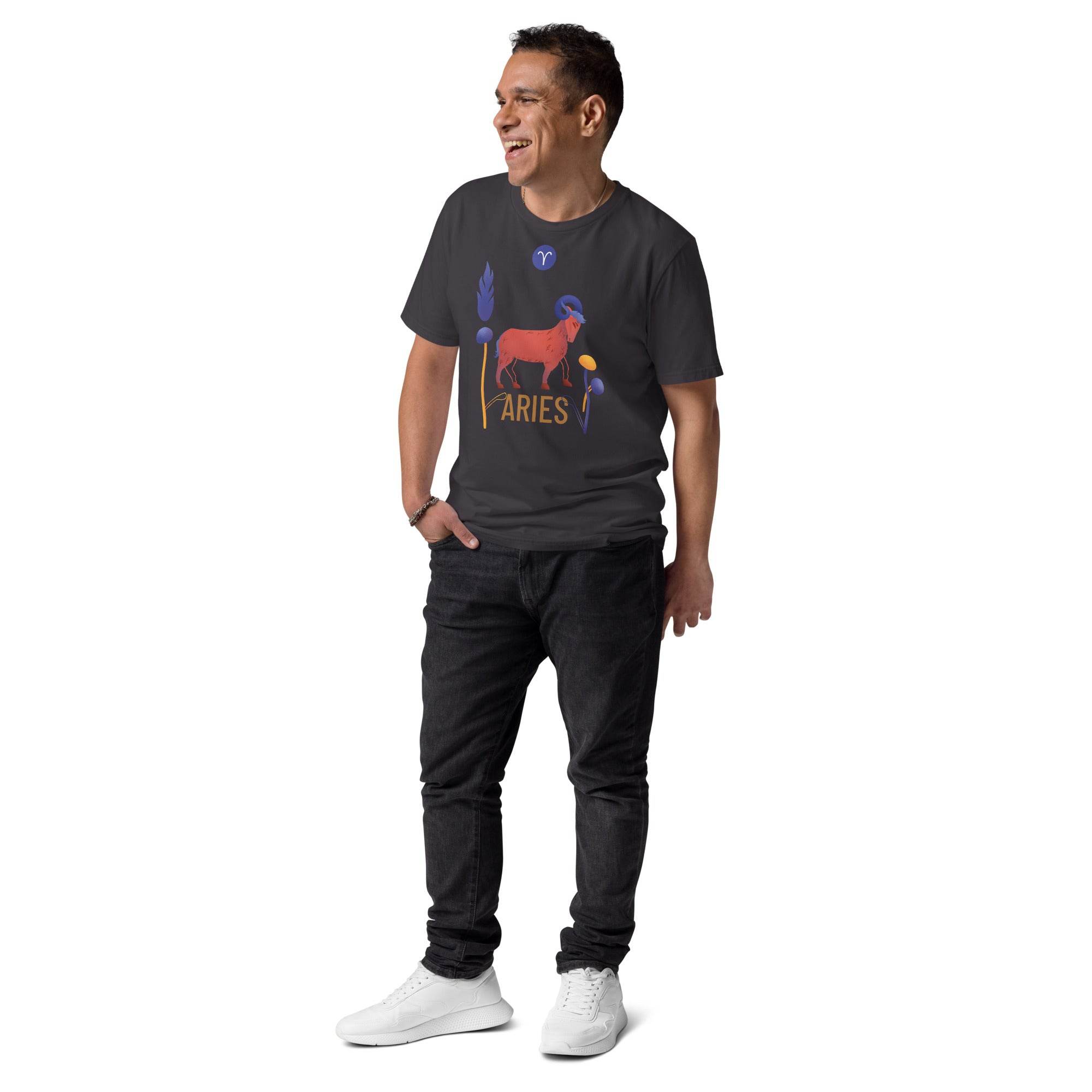 Aries Unisex Organic Cotton T-Shirt Raw - 