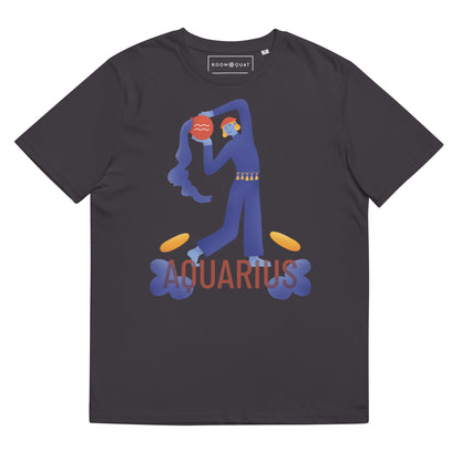 Aquarius Unisex Organic Cotton T-Shirt - Raw Edition