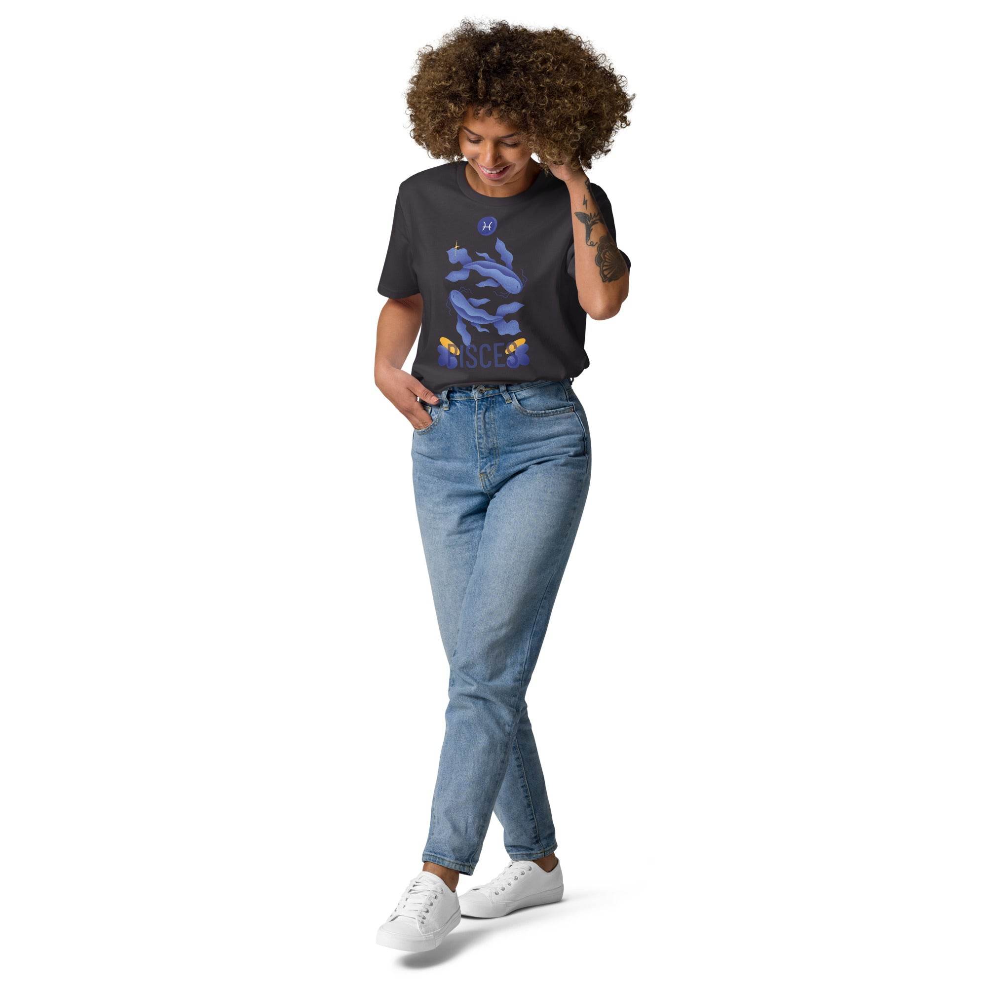 Pisces Unisex Organic Cotton T-Shirt - Raw Edition - 