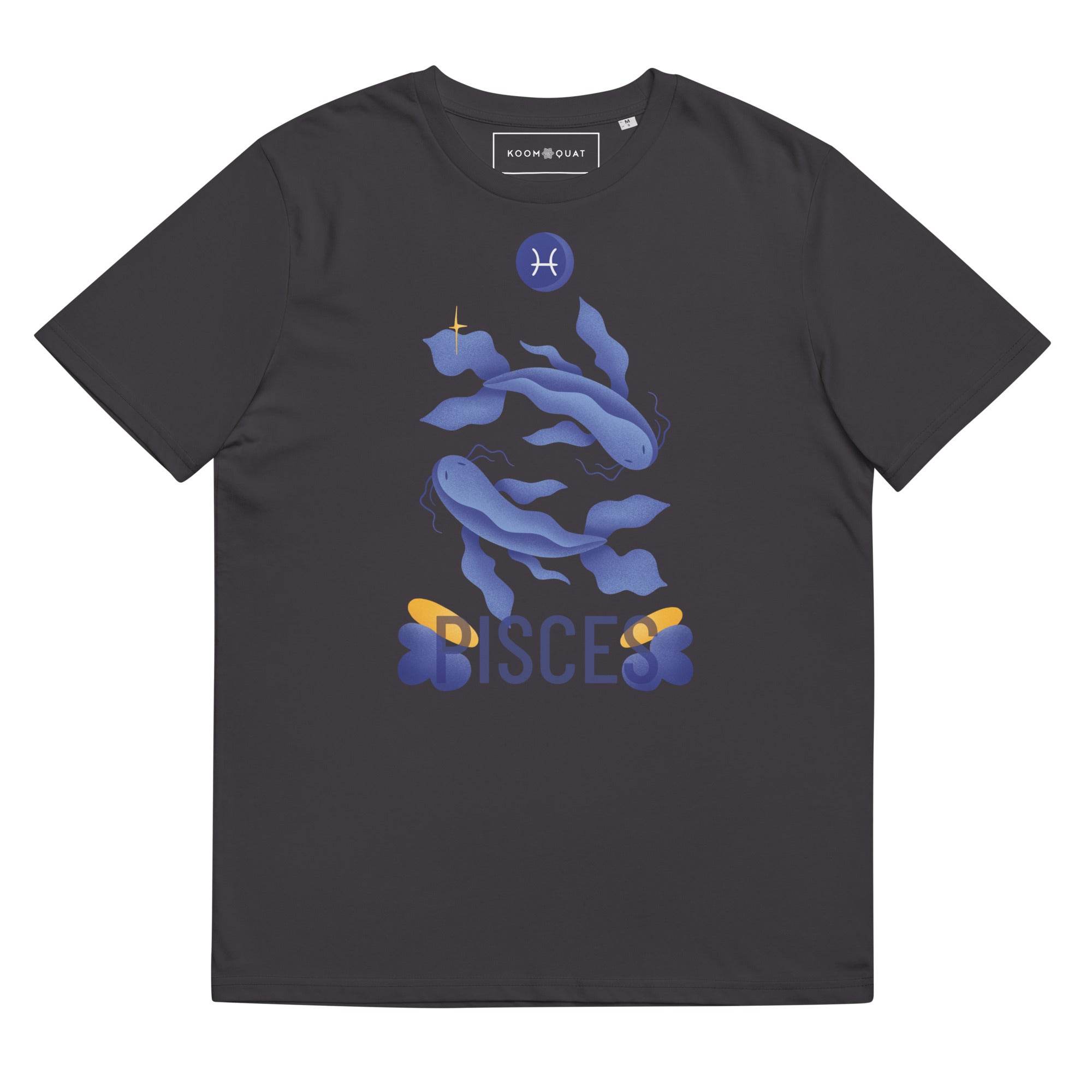 Pisces Unisex Organic Cotton T-Shirt - Raw Edition - 