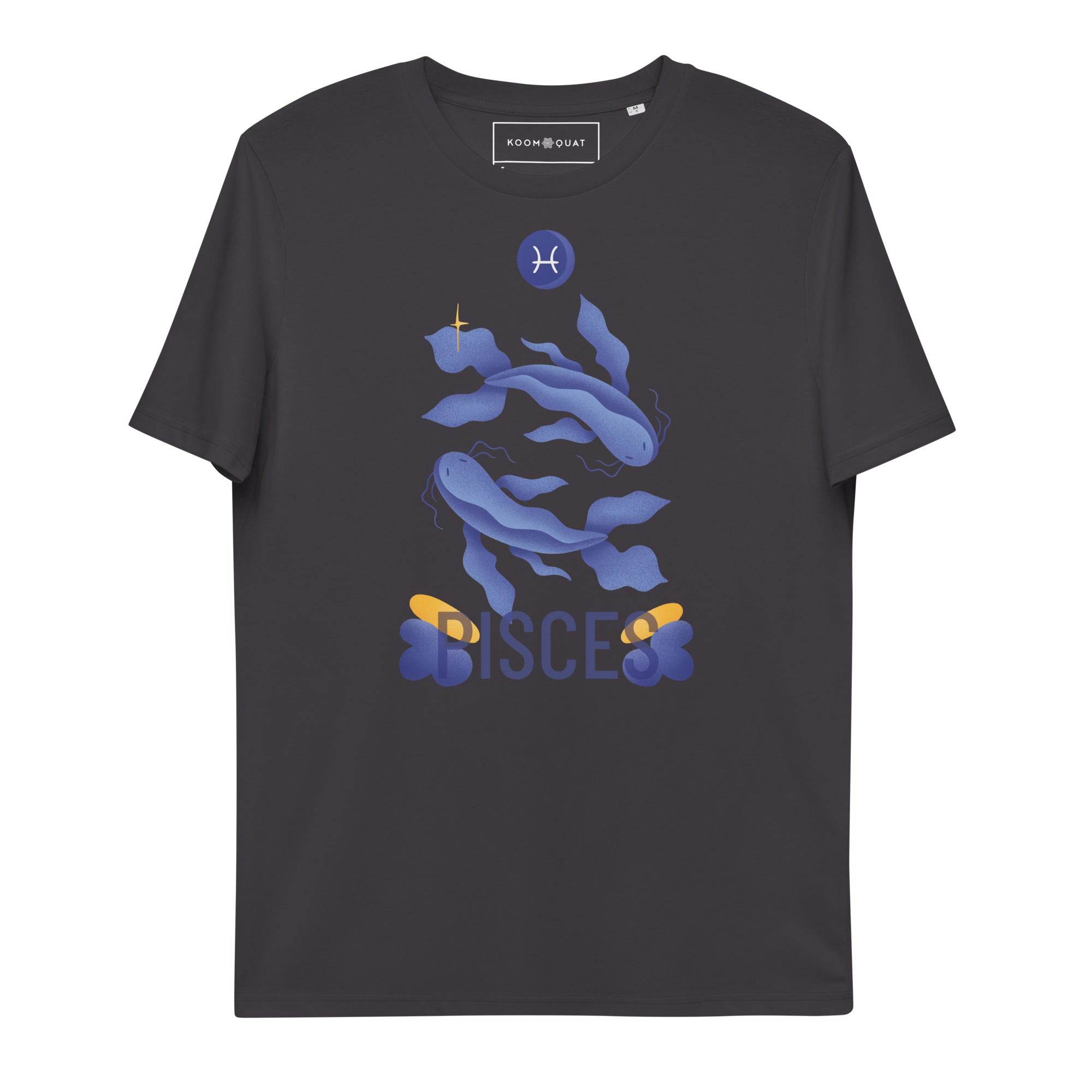 Pisces Unisex Organic Cotton T-Shirt - Raw Edition - 