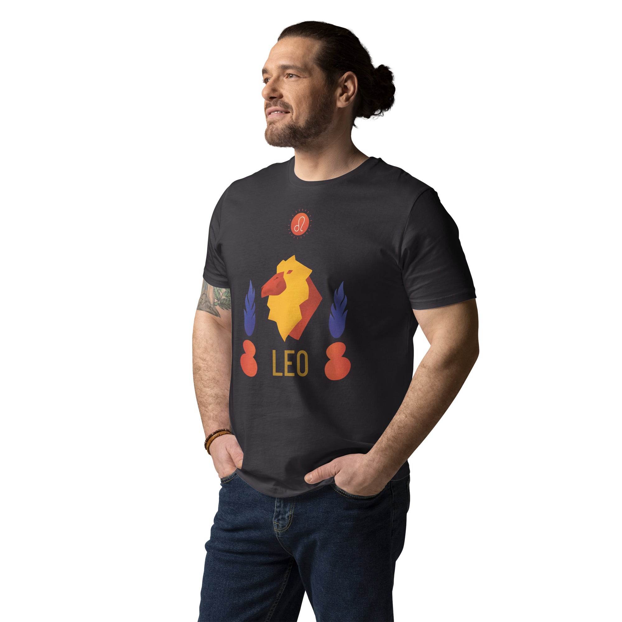Leo Unisex Organic Cotton T-Shirt - Raw Edition - 