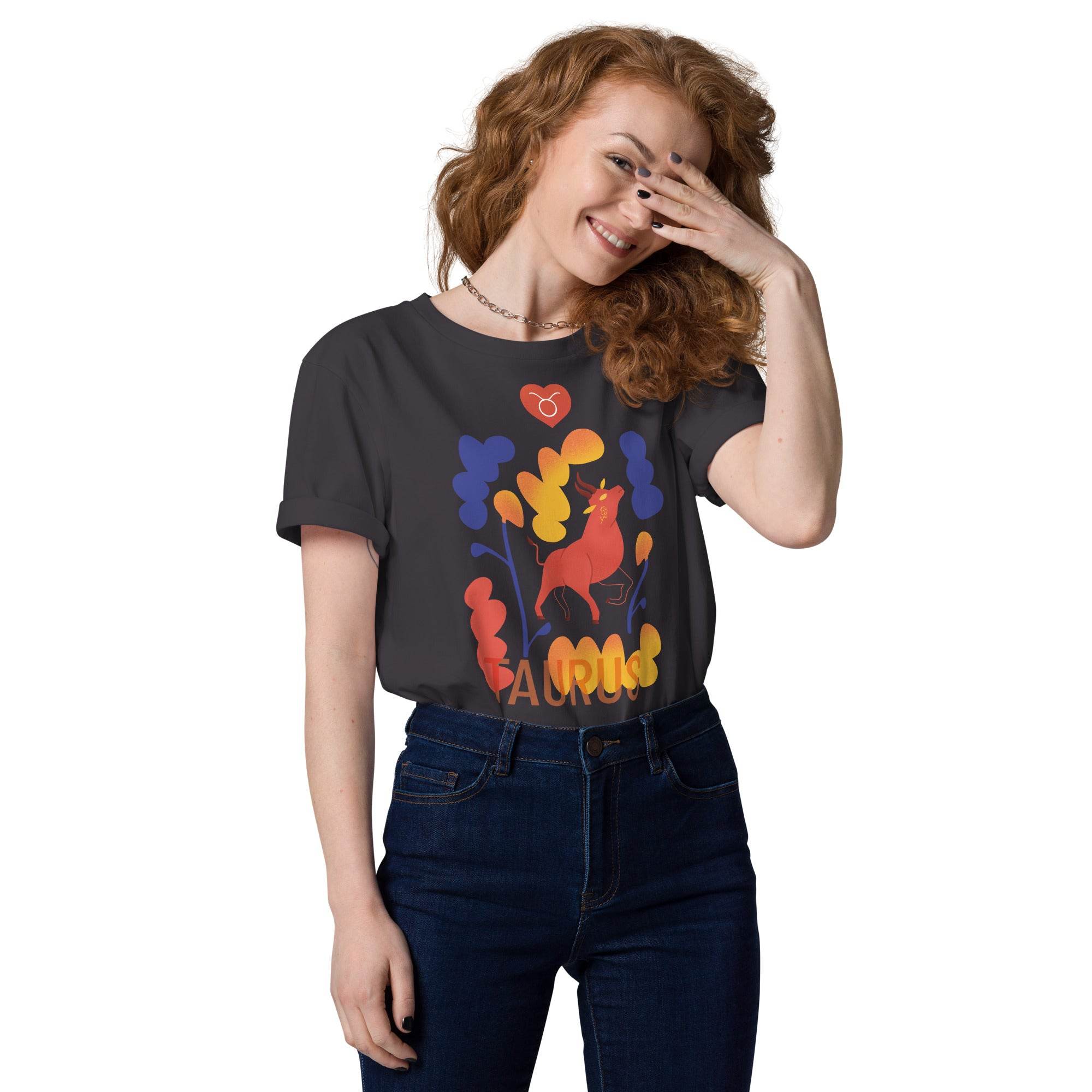 TAURUS Unisex Organic Cotton T-Shirt Raw - 