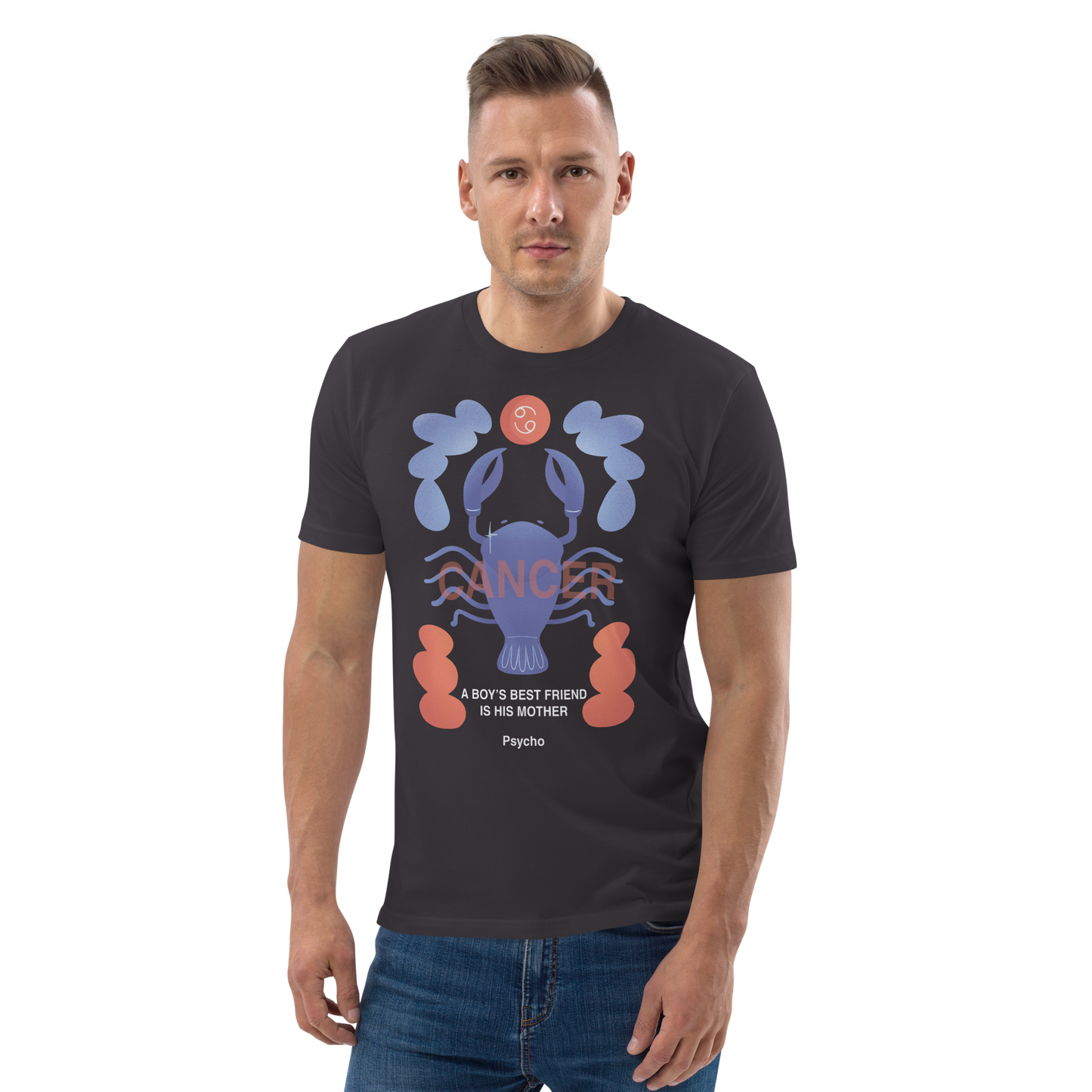 Cancer Unisex Organic Cotton T-Shirt - Psycho Edition