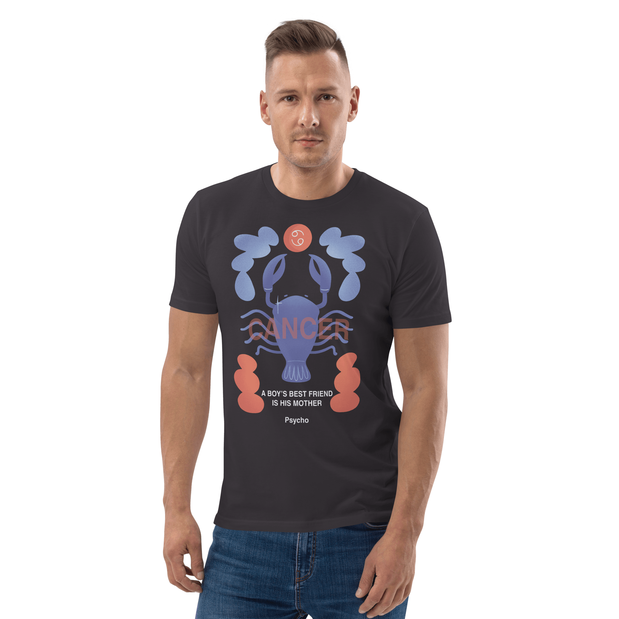 Cancer Unisex Organic Cotton T-Shirt - Psycho Edition - 
