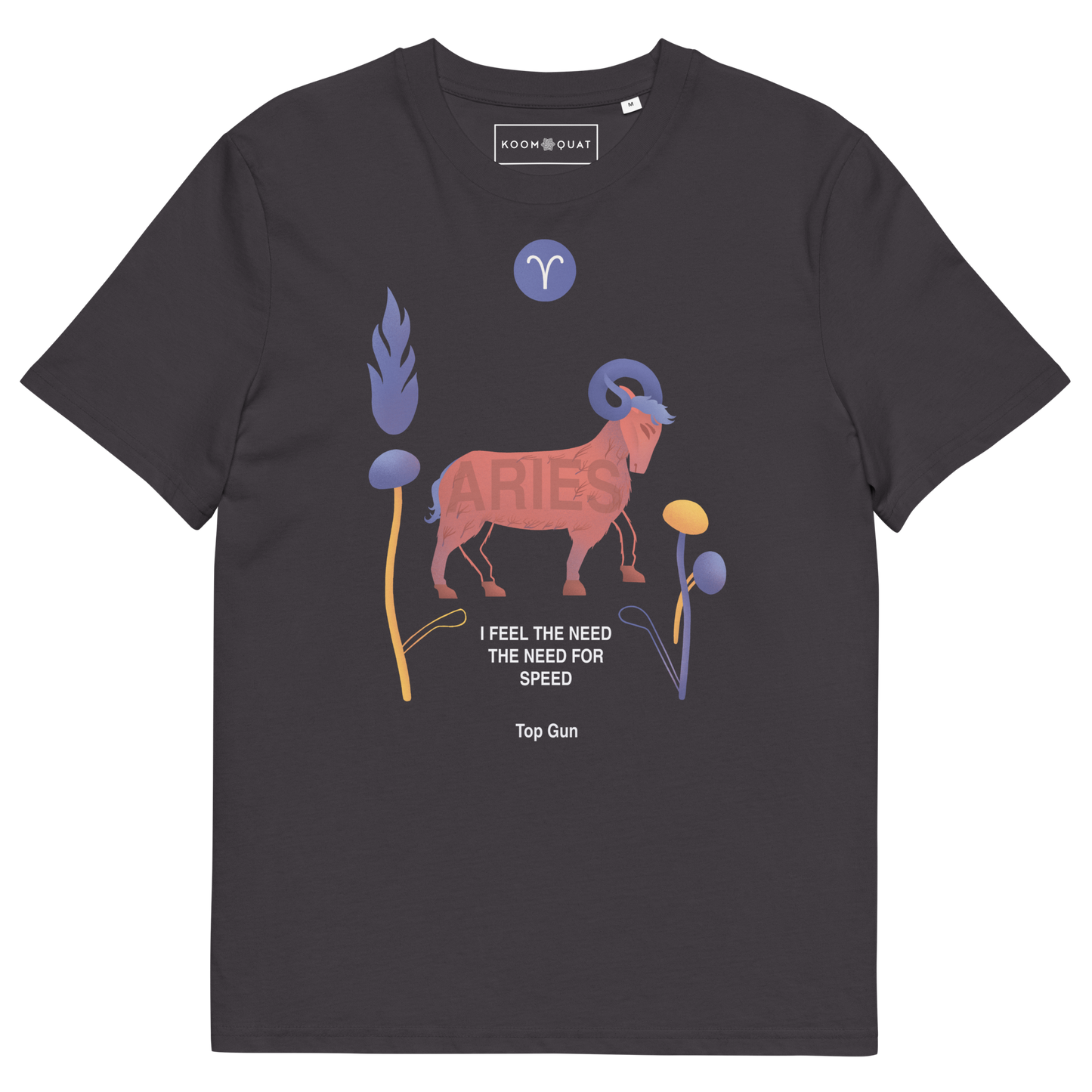 ARIES Unisex Organic Cotton T-Shirt Top Gun - Edition