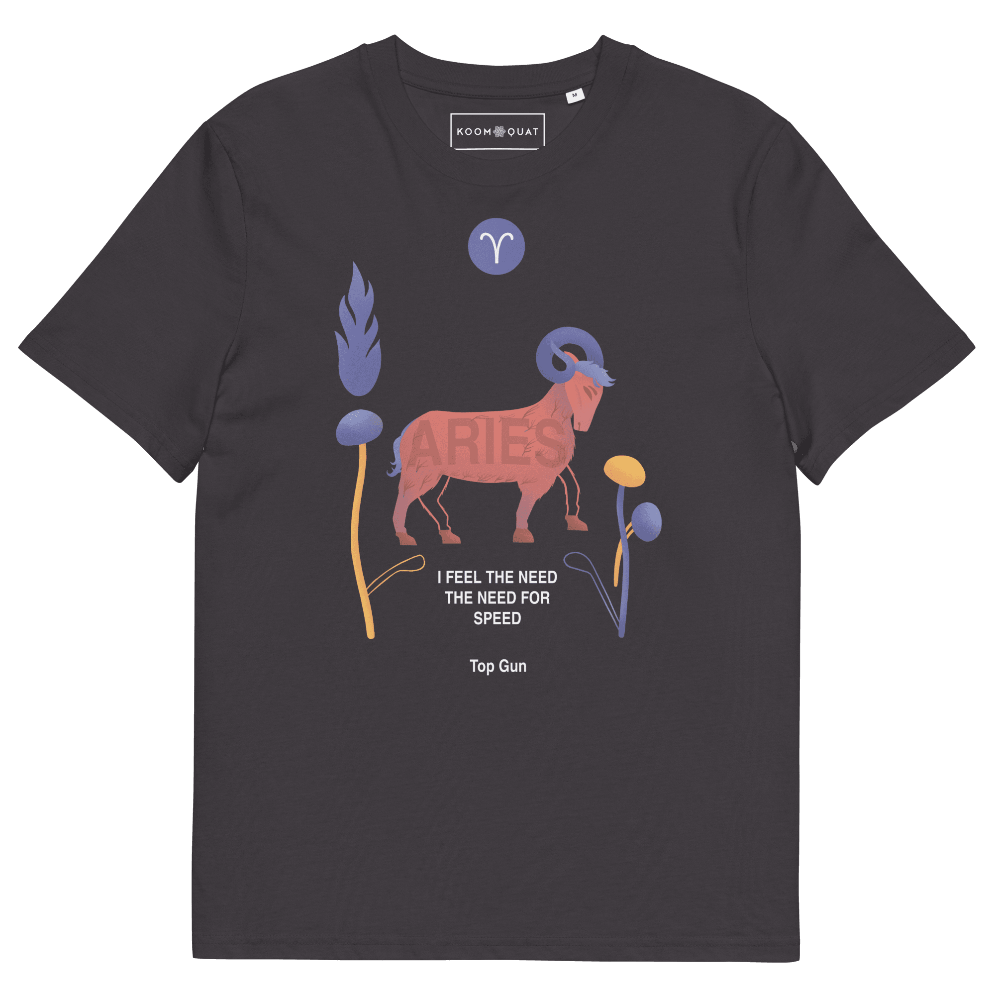 ARIES Unisex Organic Cotton T-Shirt Top Gun - Edition - 