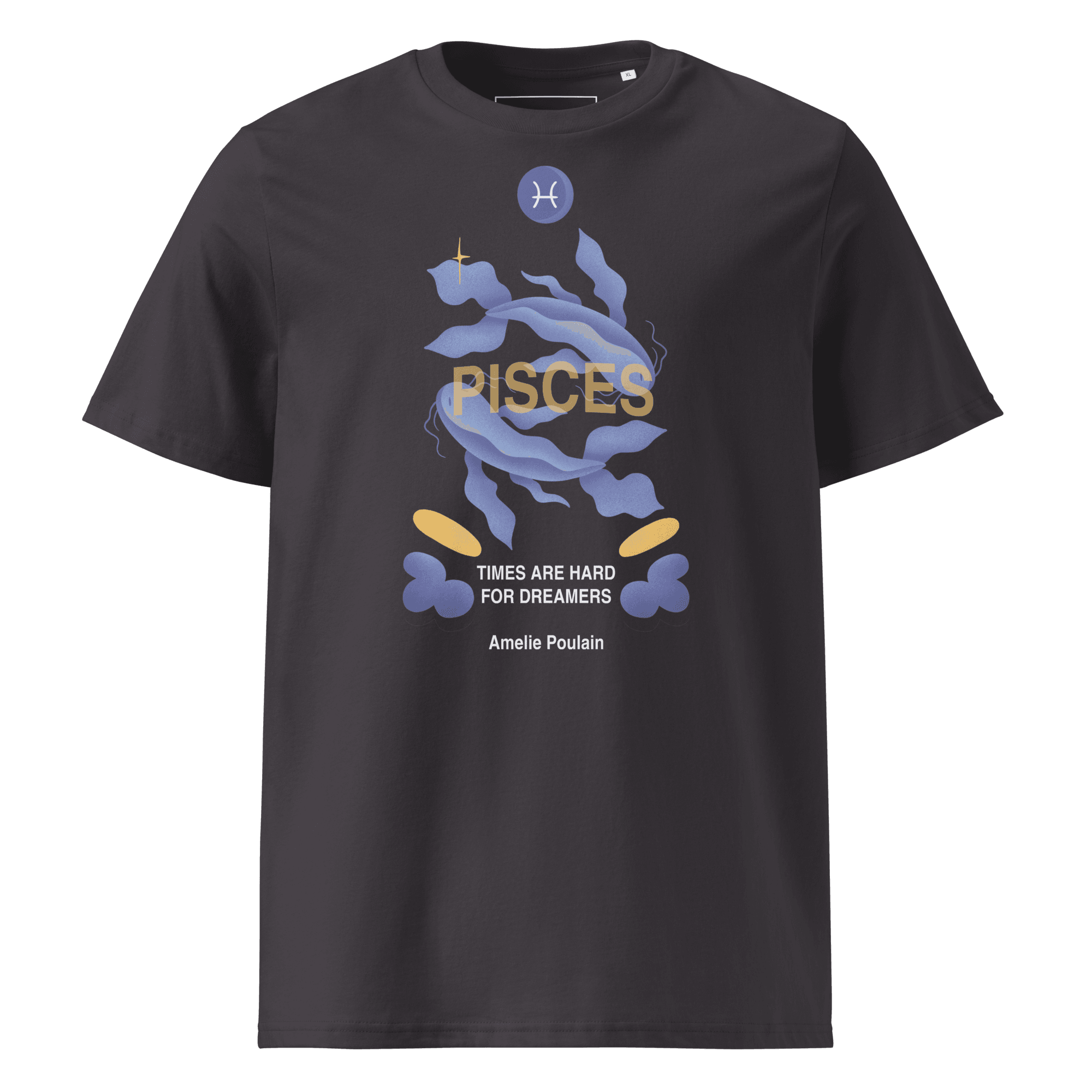 Pisces Unisex Organic Cotton T-Shirt - Amelie Poulain Edition - 
