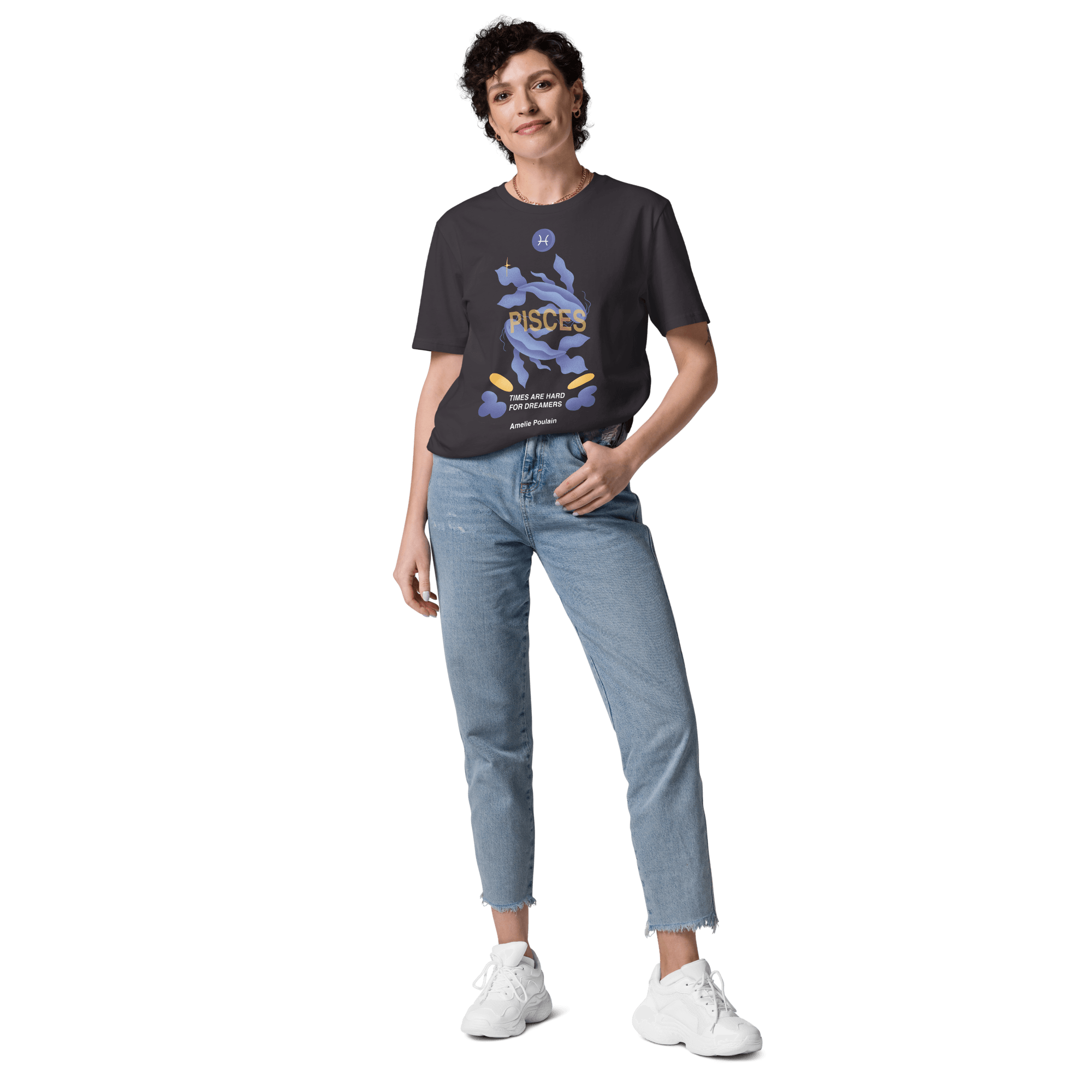 Pisces Unisex Organic Cotton T-Shirt - Amelie Poulain Edition - 