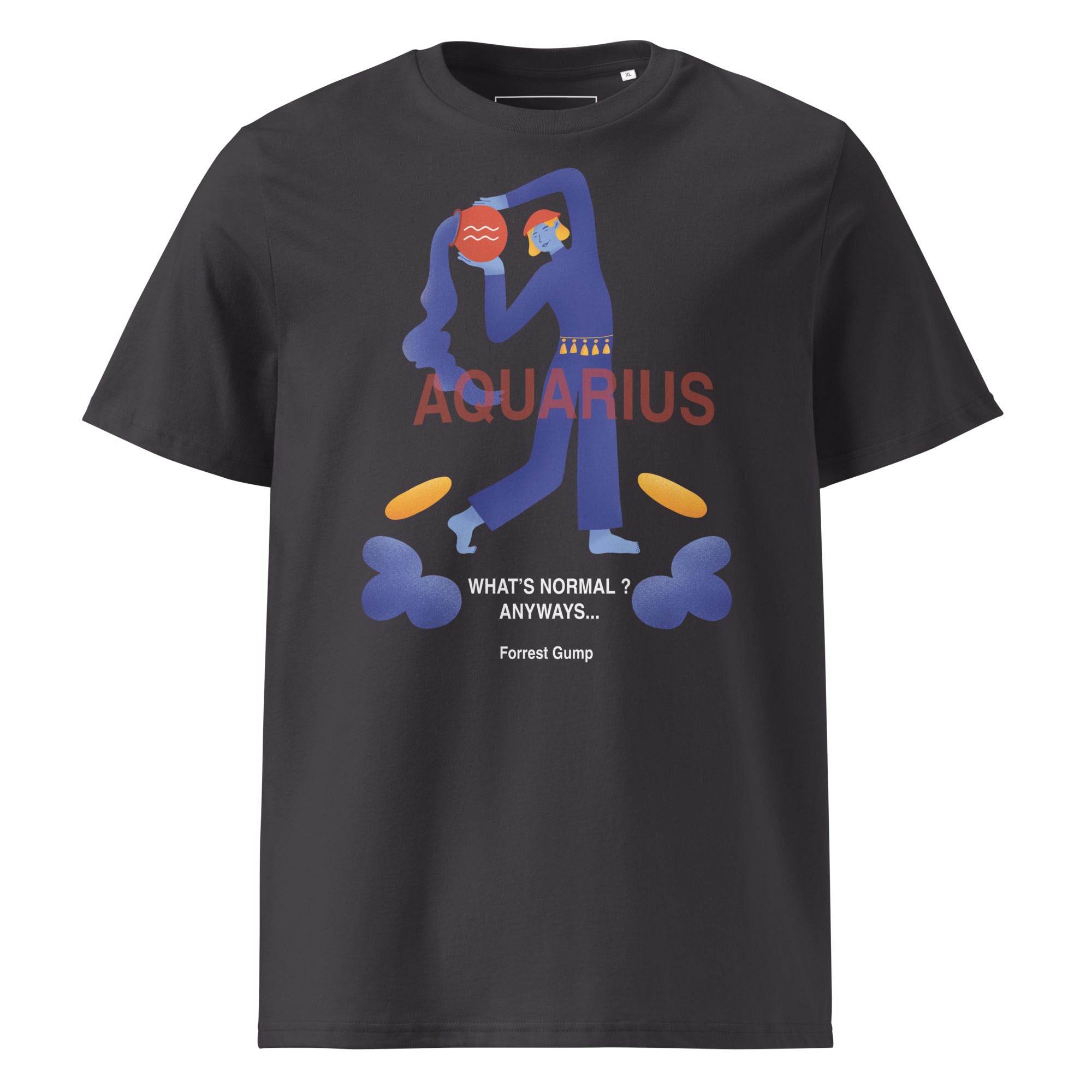 Aquarius Unisex Organic Cotton T-Shirt - Forrest Gump Edition - 