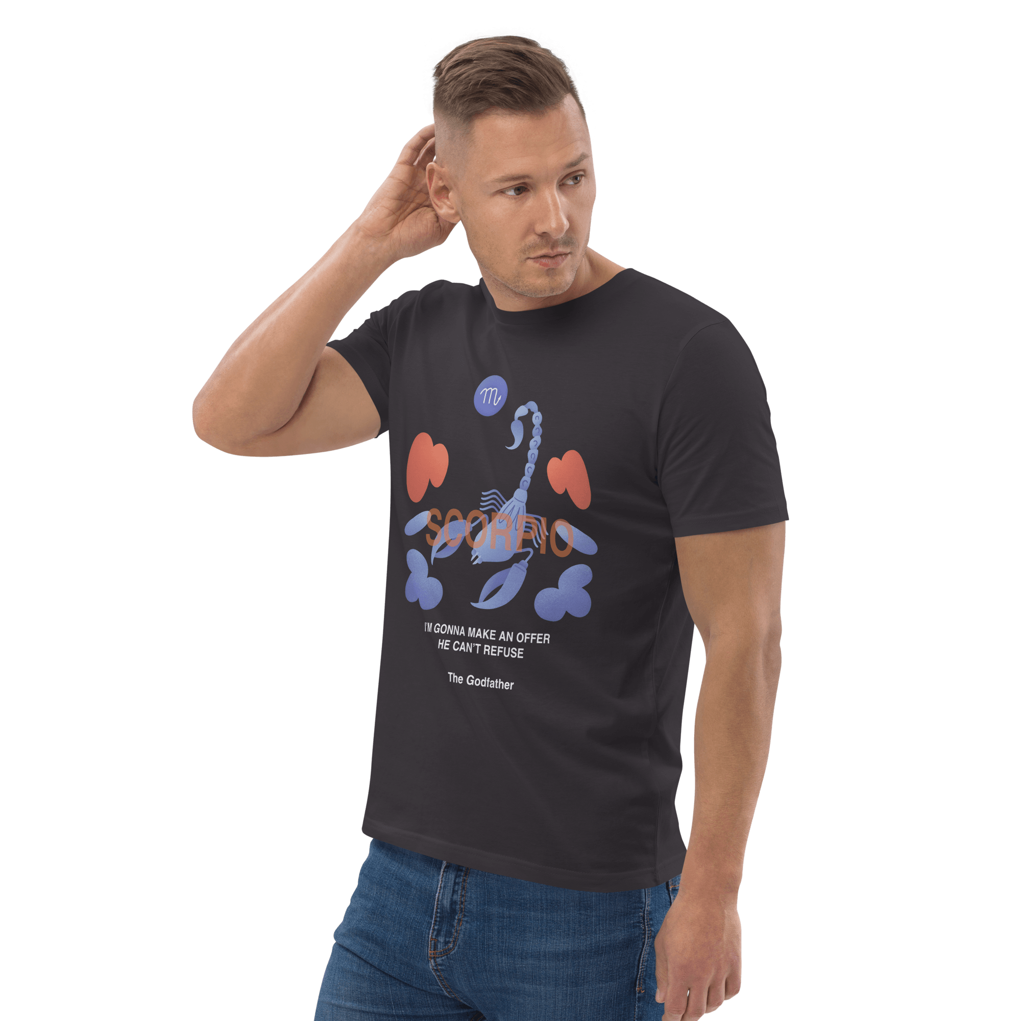 SCORPIO Unisex organic cotton t-shirt Godfather B - 