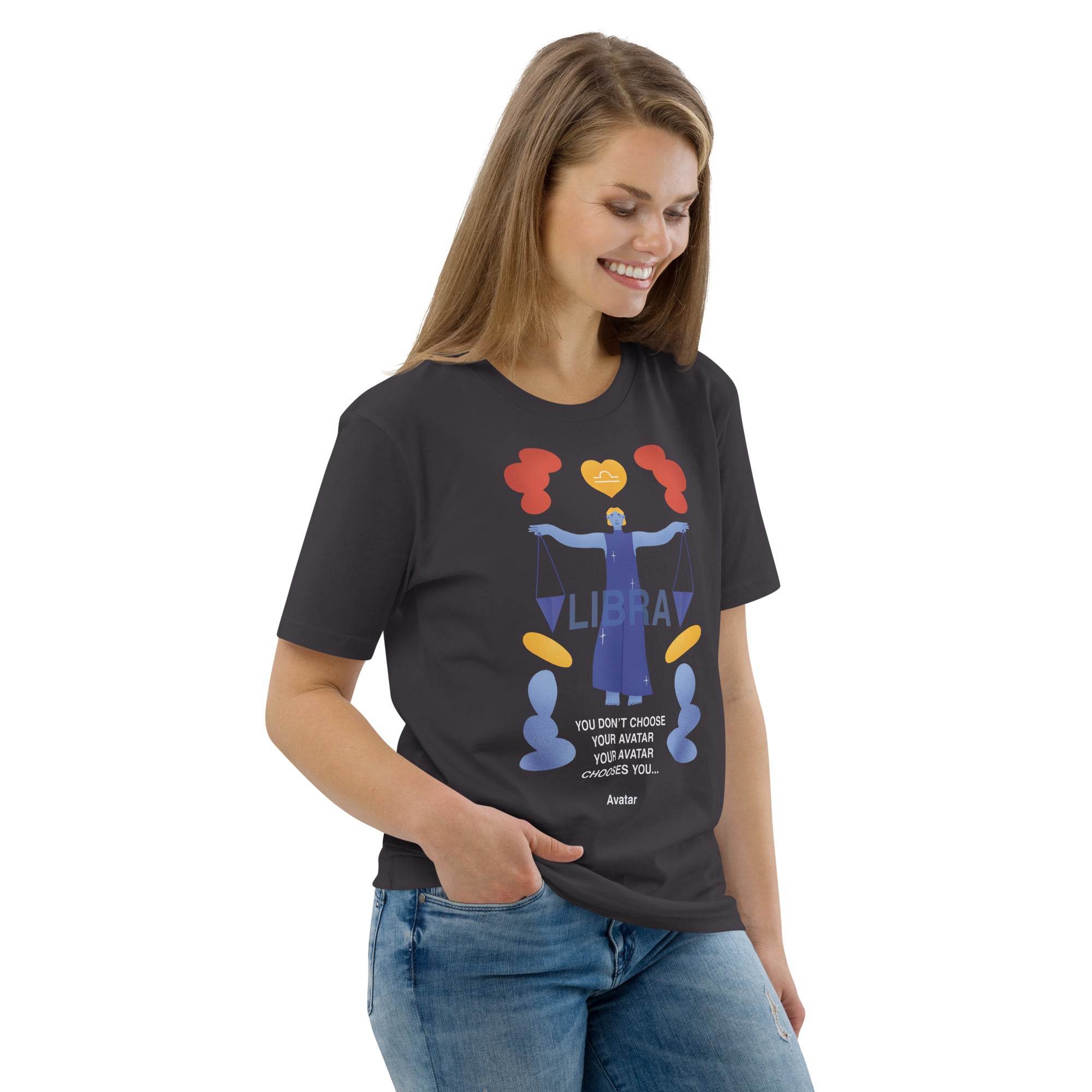 Libra Unisex Organic Cotton T-Shirt - Avatar Edition - 