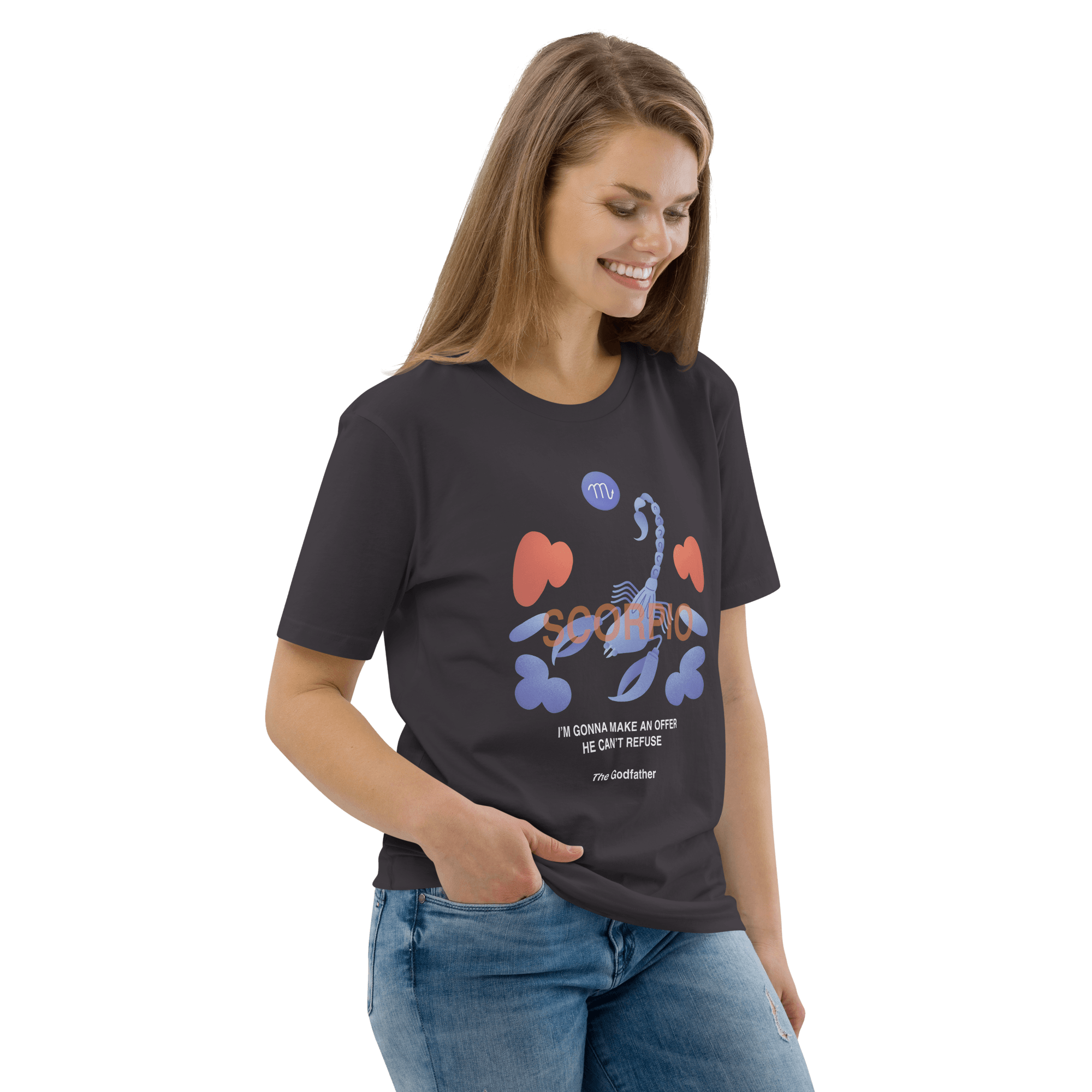 SCORPIO Unisex organic cotton t-shirt Godfather B - 