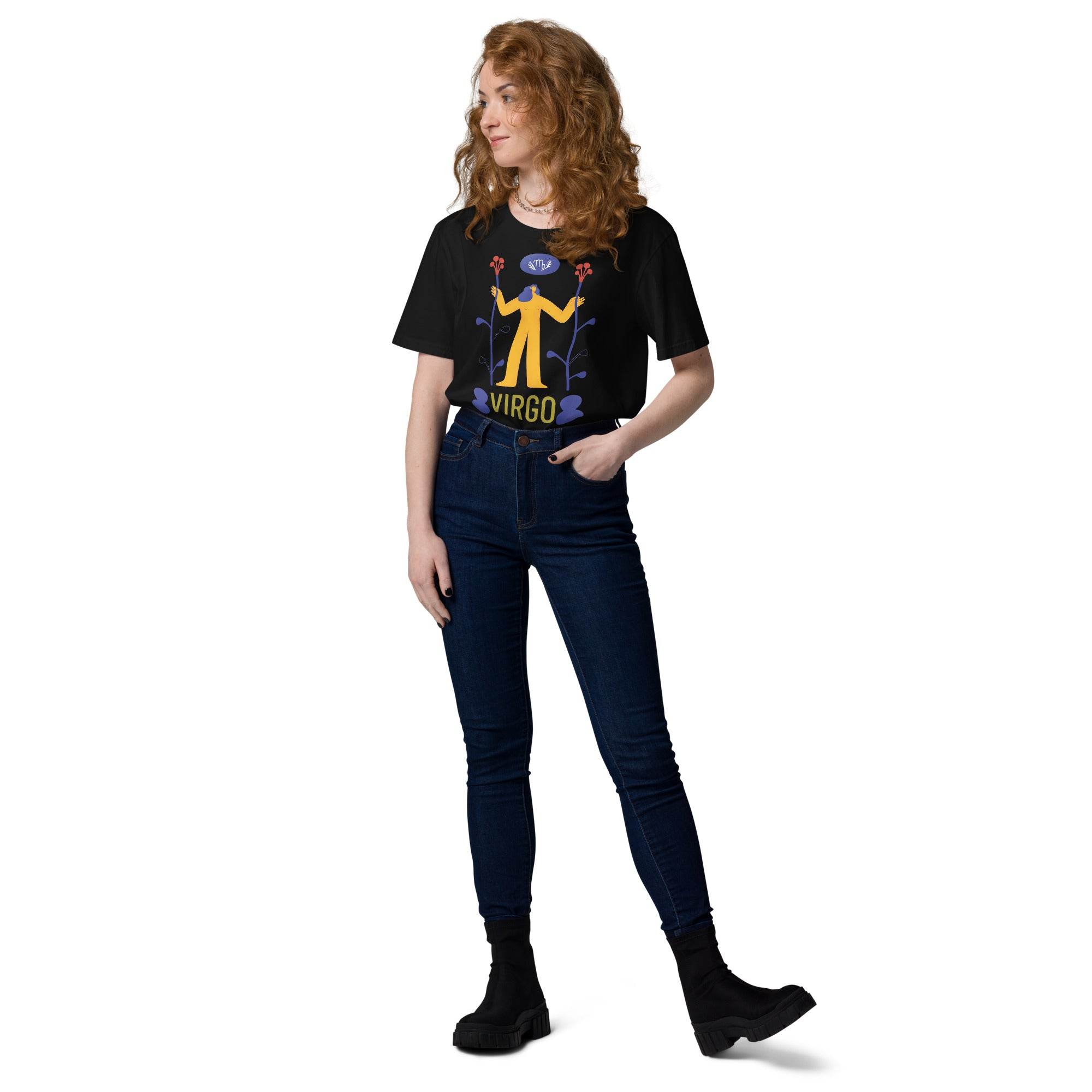 Virgo Unisex Organic Cotton T-Shirt - Raw Edition - 