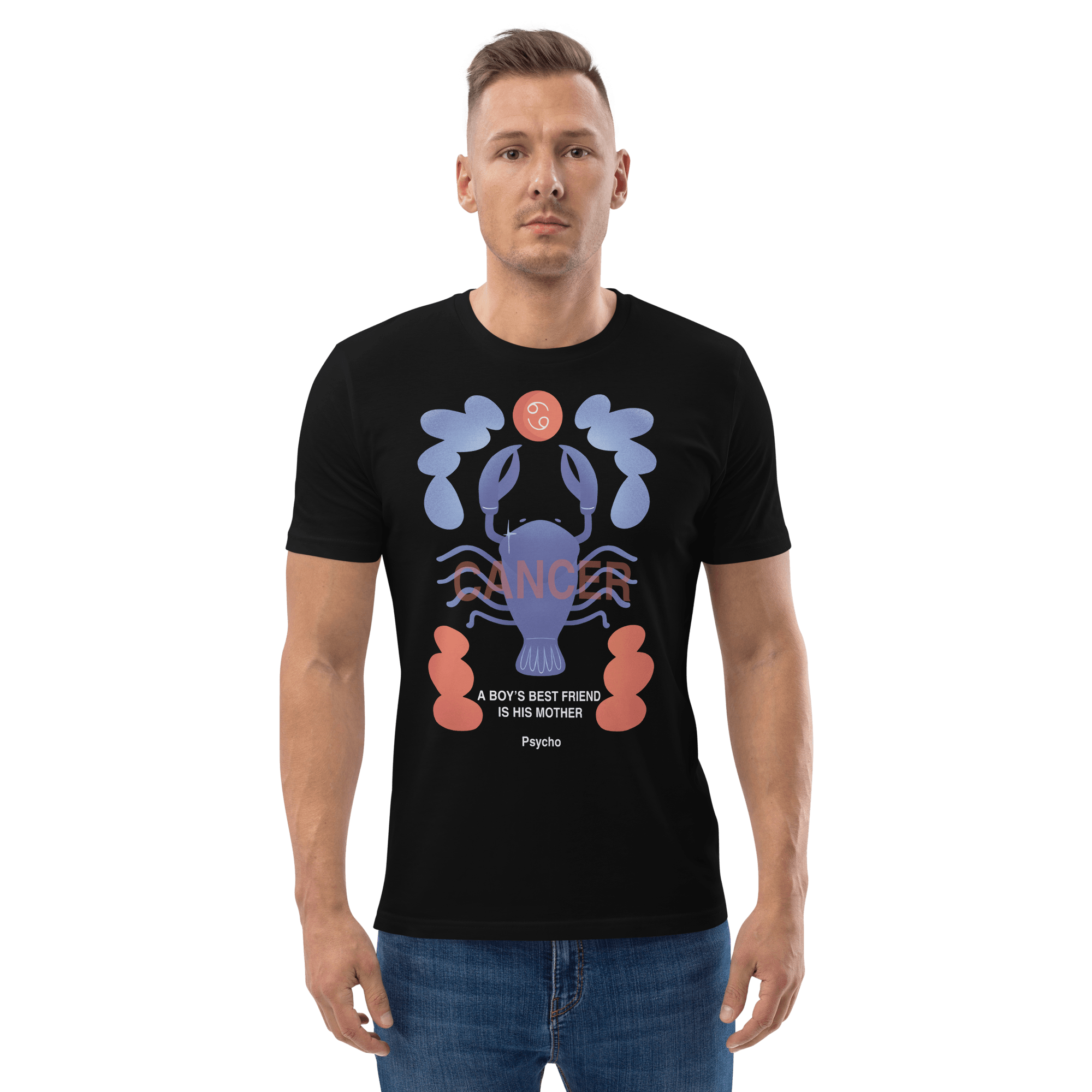 Cancer Unisex Organic Cotton T-Shirt - Psycho Edition - 