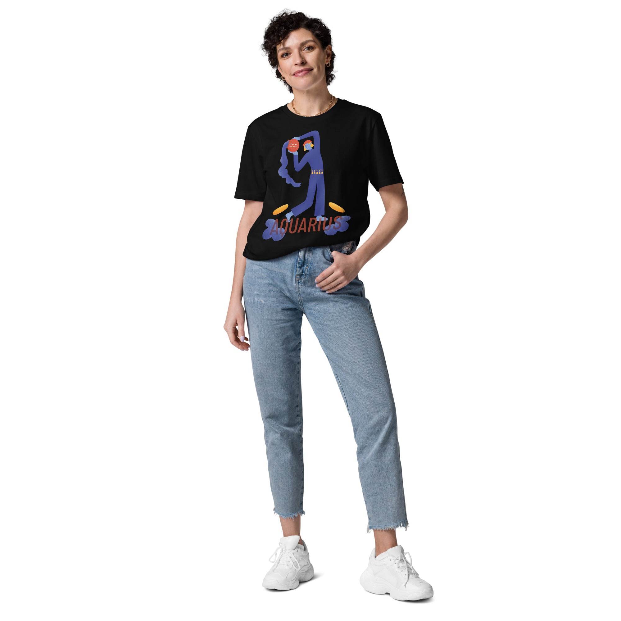 Aquarius Unisex Organic Cotton T-Shirt - Raw Edition - 