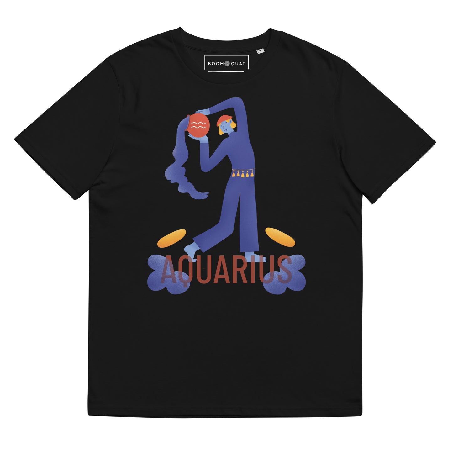 Aquarius Unisex Organic Cotton T-Shirt - Raw Edition