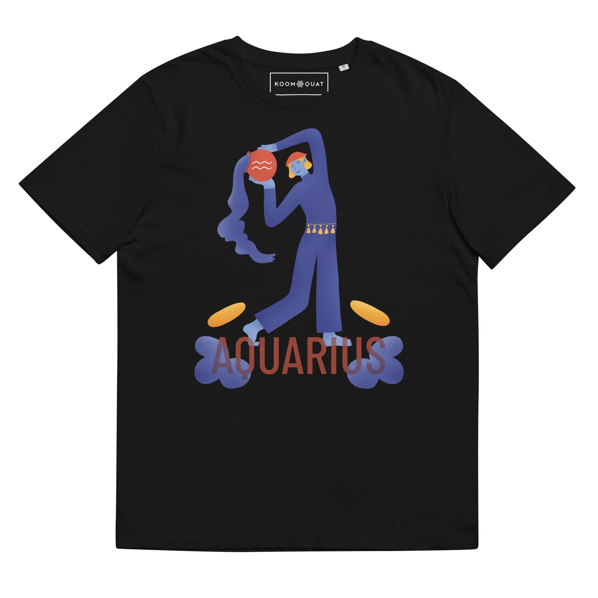 Aquarius Unisex Organic Cotton T-Shirt - Raw Edition - 