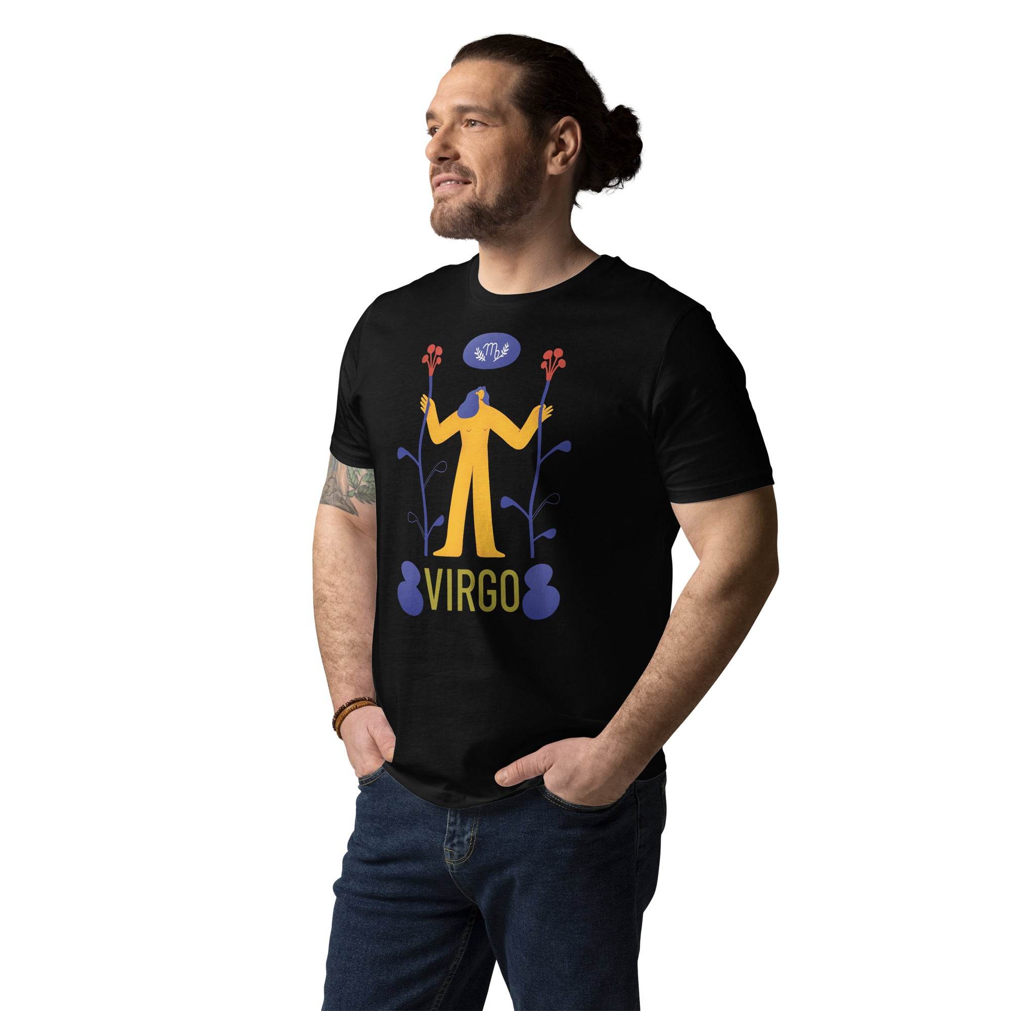 Virgo Unisex Organic Cotton T-Shirt - Raw Edition - 