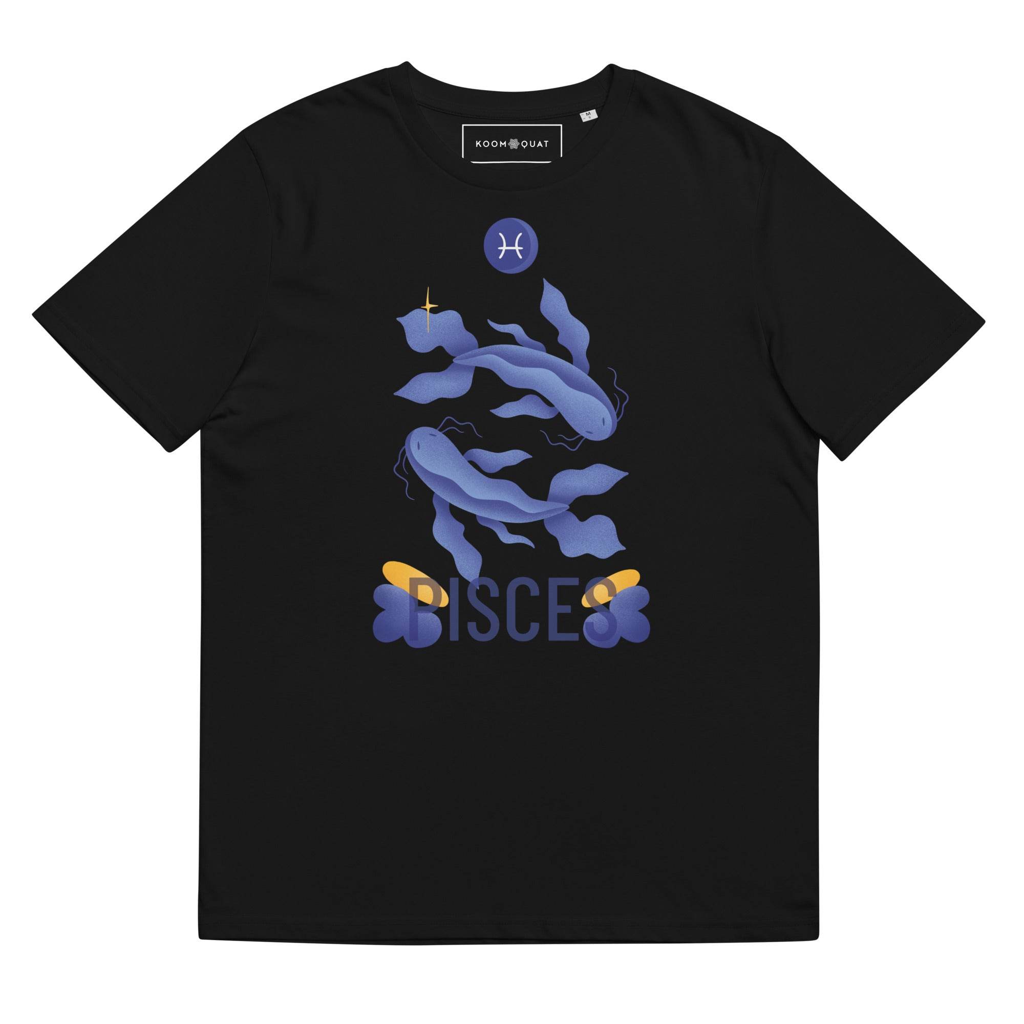 Pisces Unisex Organic Cotton T-Shirt - Raw Edition - 