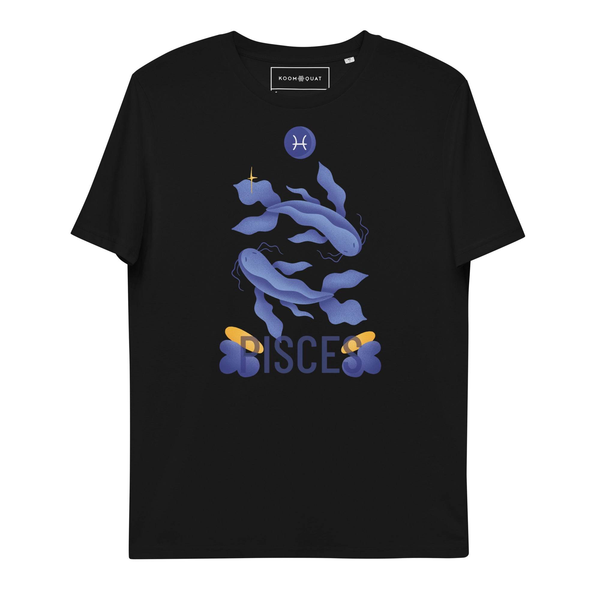 Pisces Unisex Organic Cotton T-Shirt - Raw Edition - 