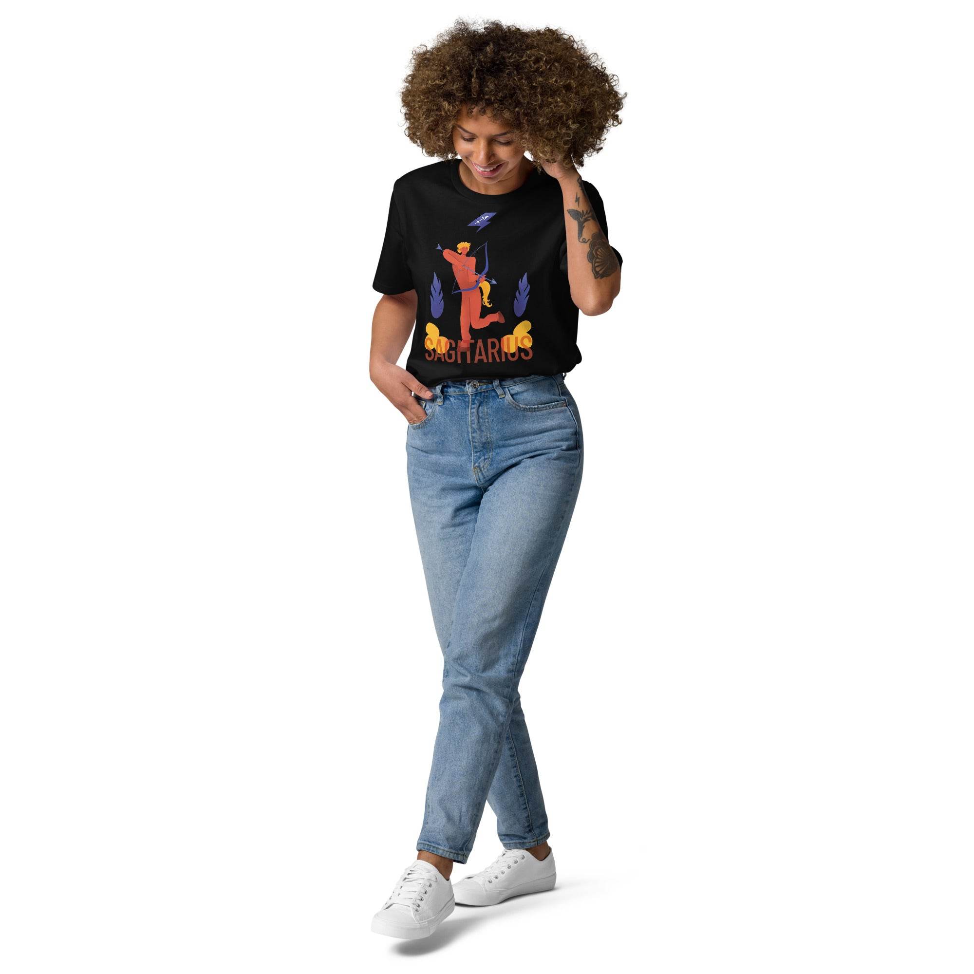 Sagittarius Unisex Organic Cotton T-Shirt - Raw Edition - 