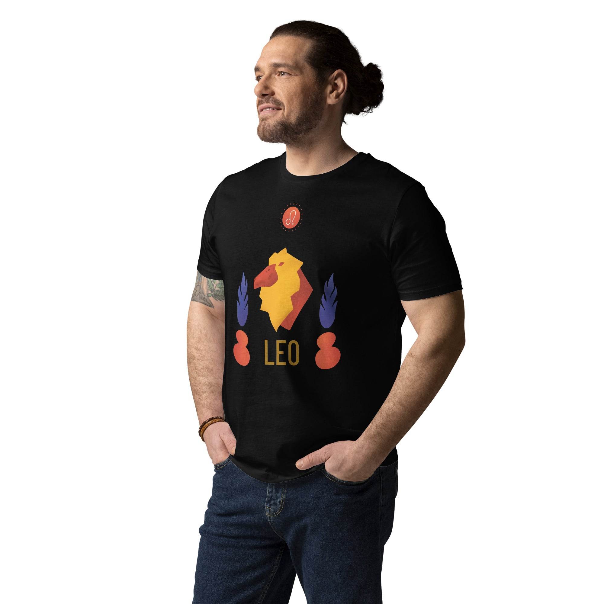 Leo Unisex Organic Cotton T-Shirt - Raw Edition - 