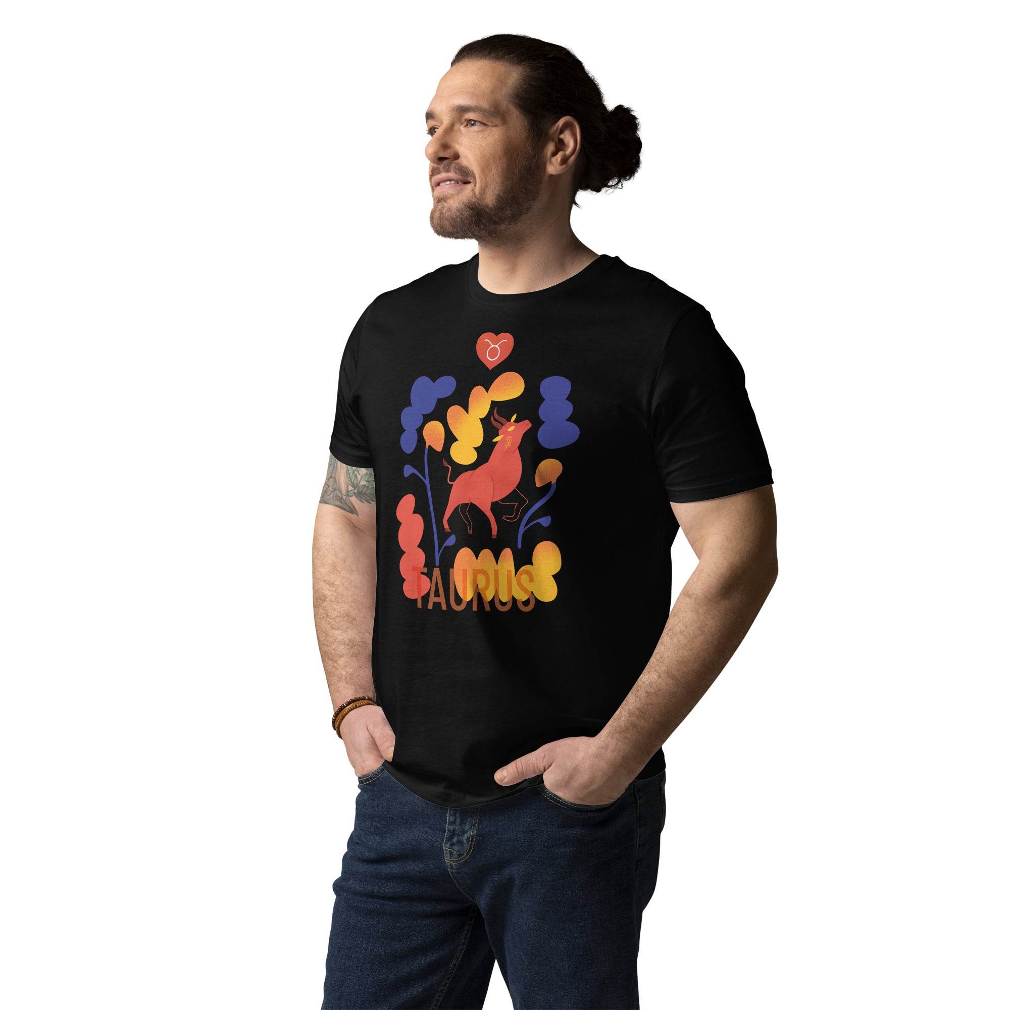 TAURUS Unisex Organic Cotton T-Shirt Raw - 