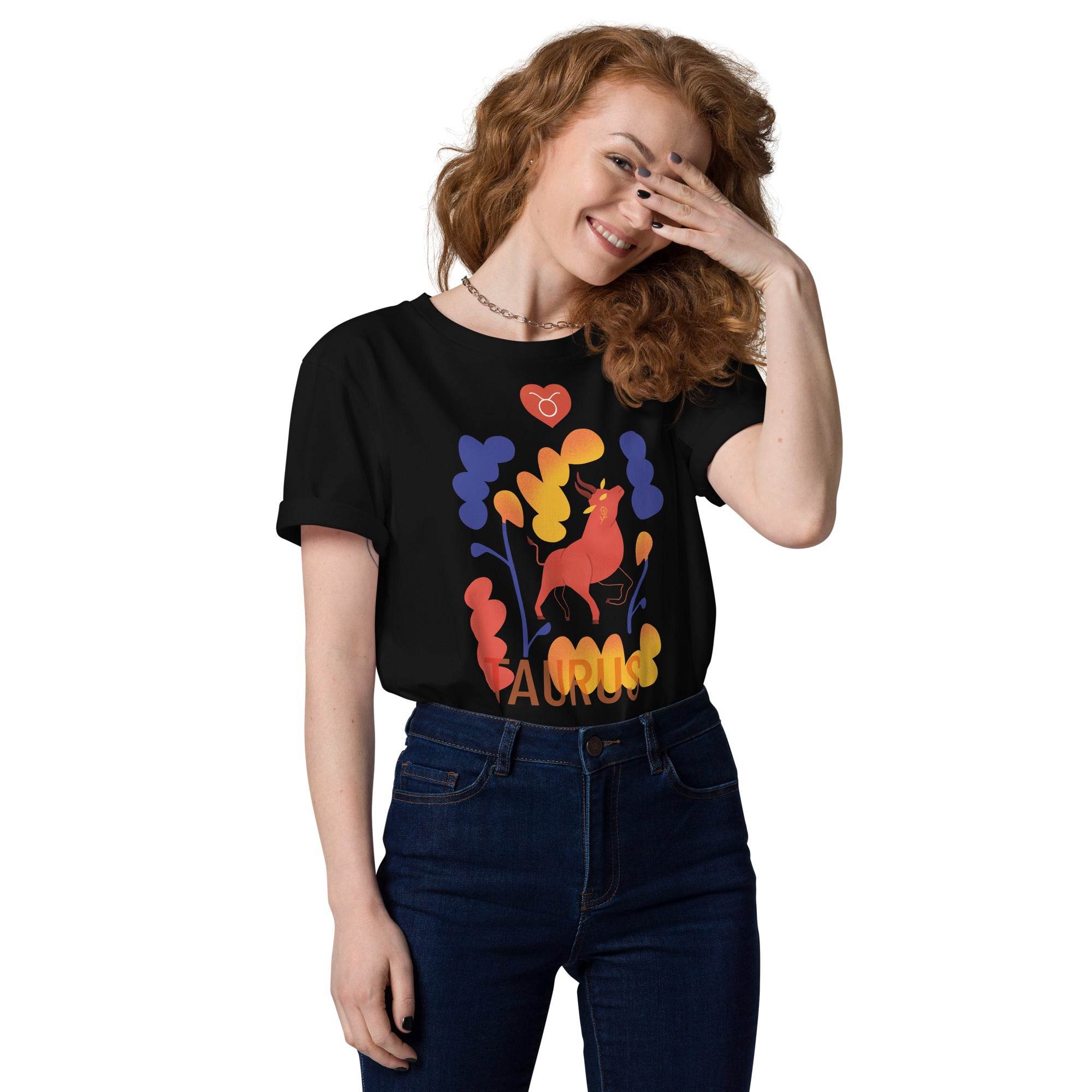 TAURUS Unisex Organic Cotton T-Shirt Raw - 