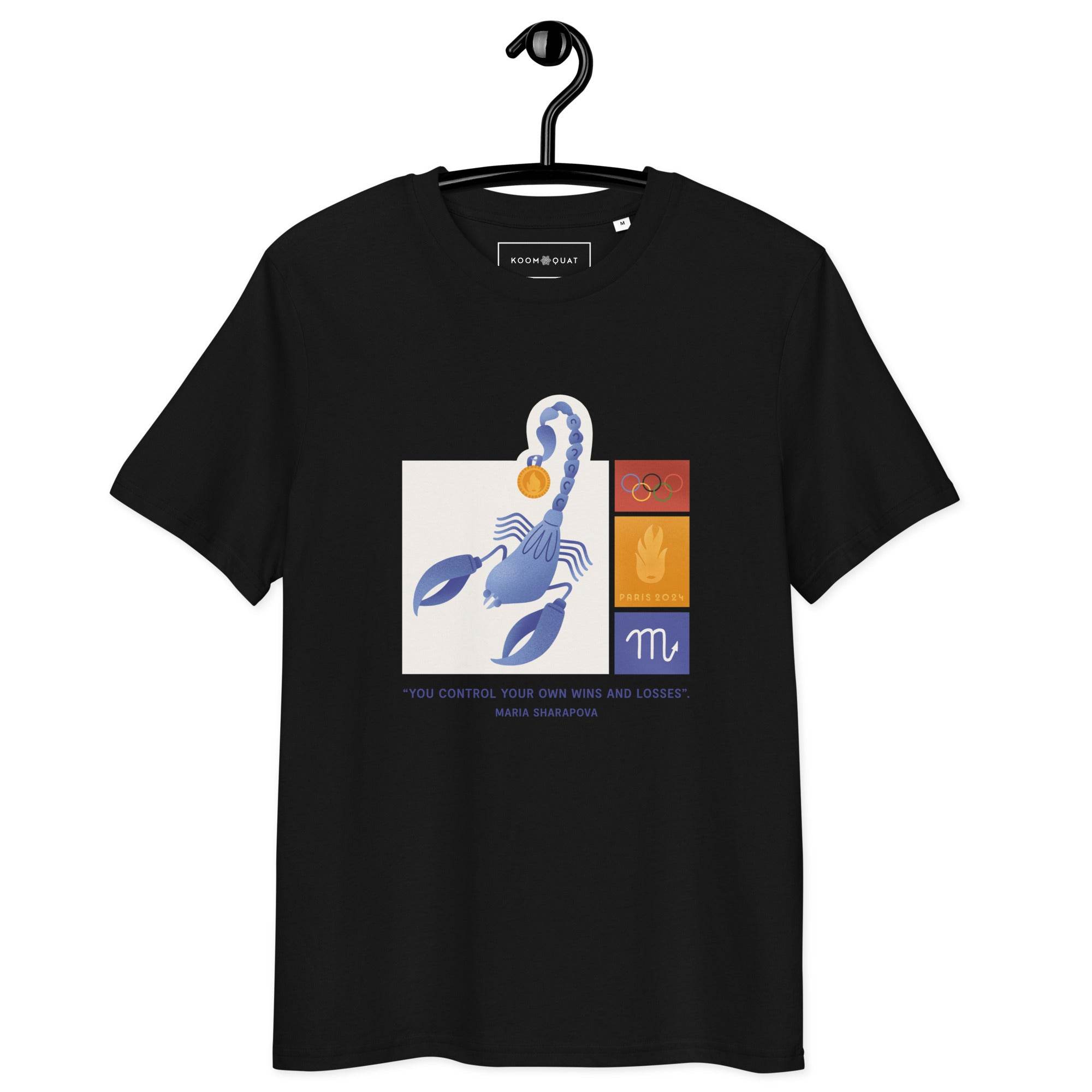 Unisex organic cotton t-shirt JO 2024 SCORPIO - 