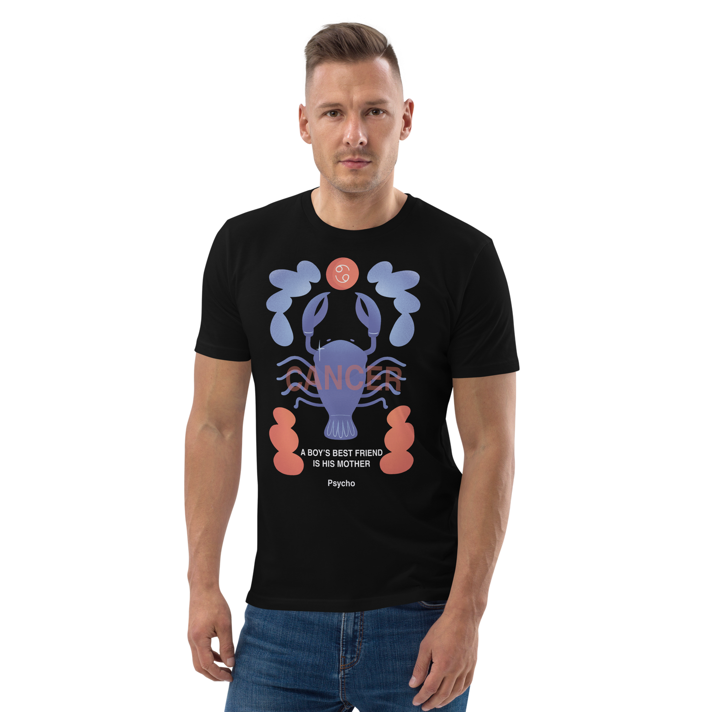 Cancer Unisex Organic Cotton T-Shirt - Psycho Edition