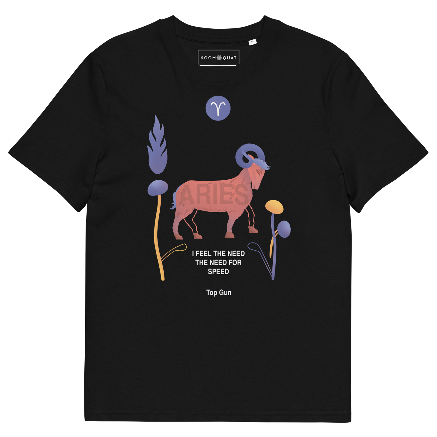 ARIES Unisex Organic Cotton T-Shirt Top Gun - Edition