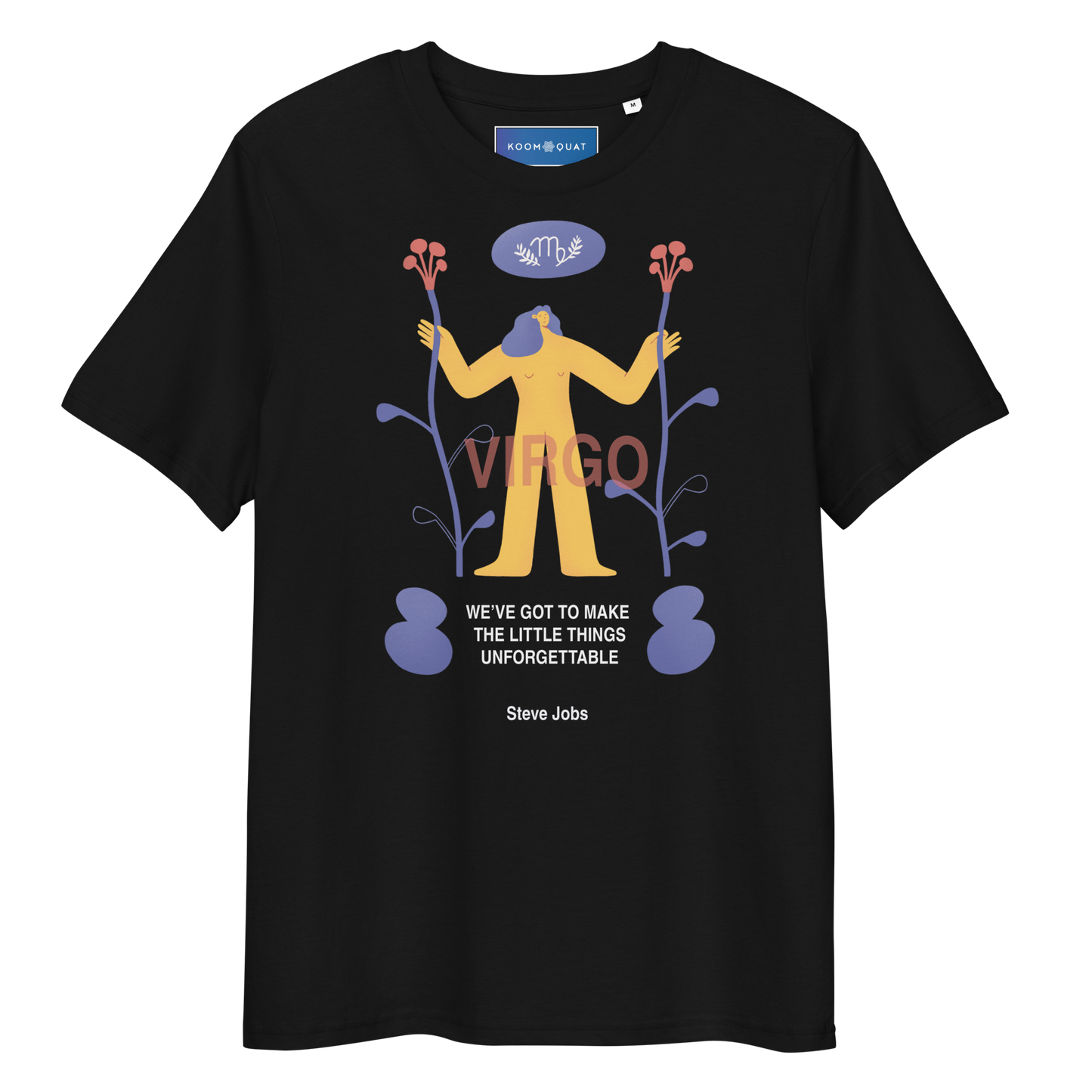 VIRGO Unisex organic cotton t-shirt Steve Jobs Edition