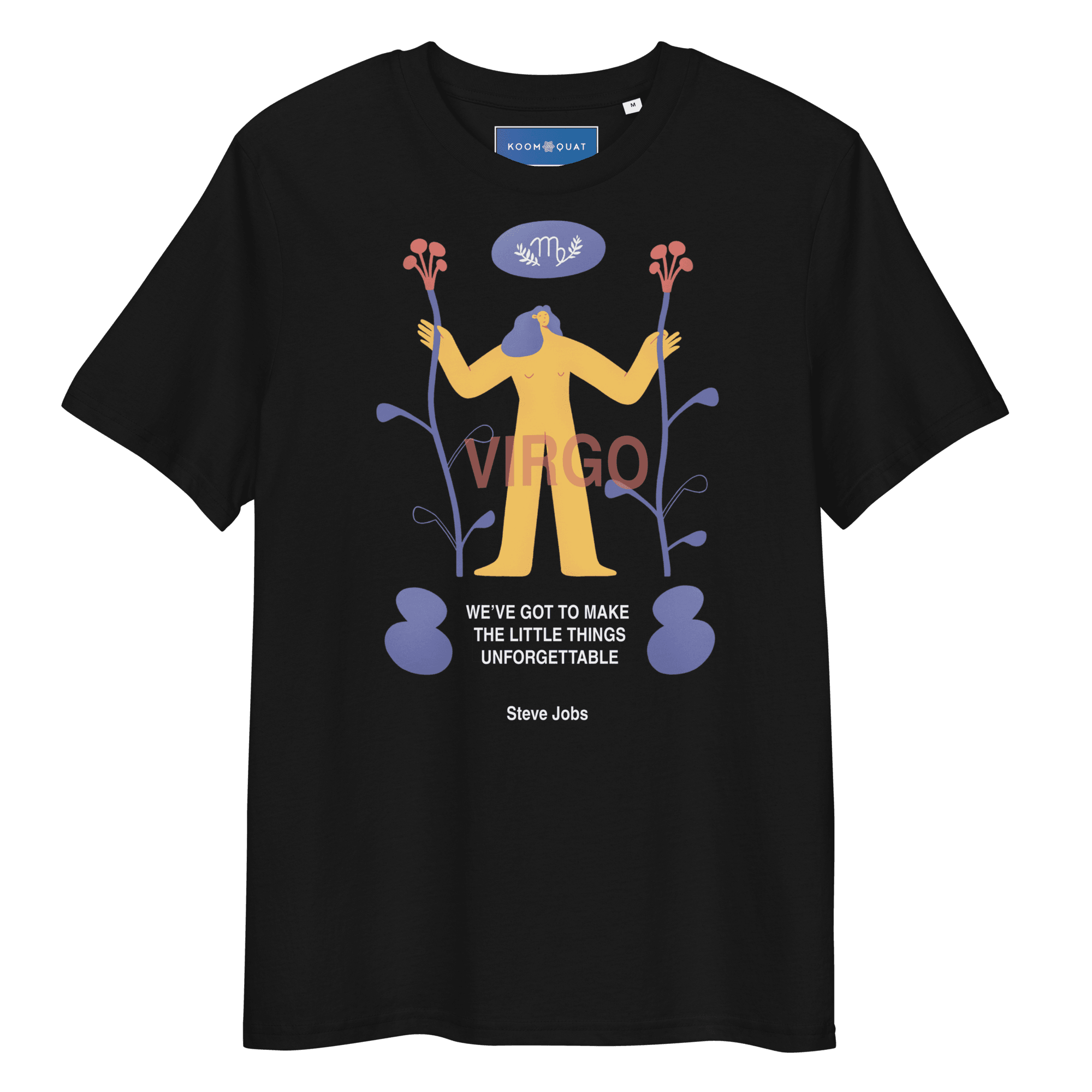 VIRGO Unisex organic cotton t-shirt Steve Jobs Edition - 