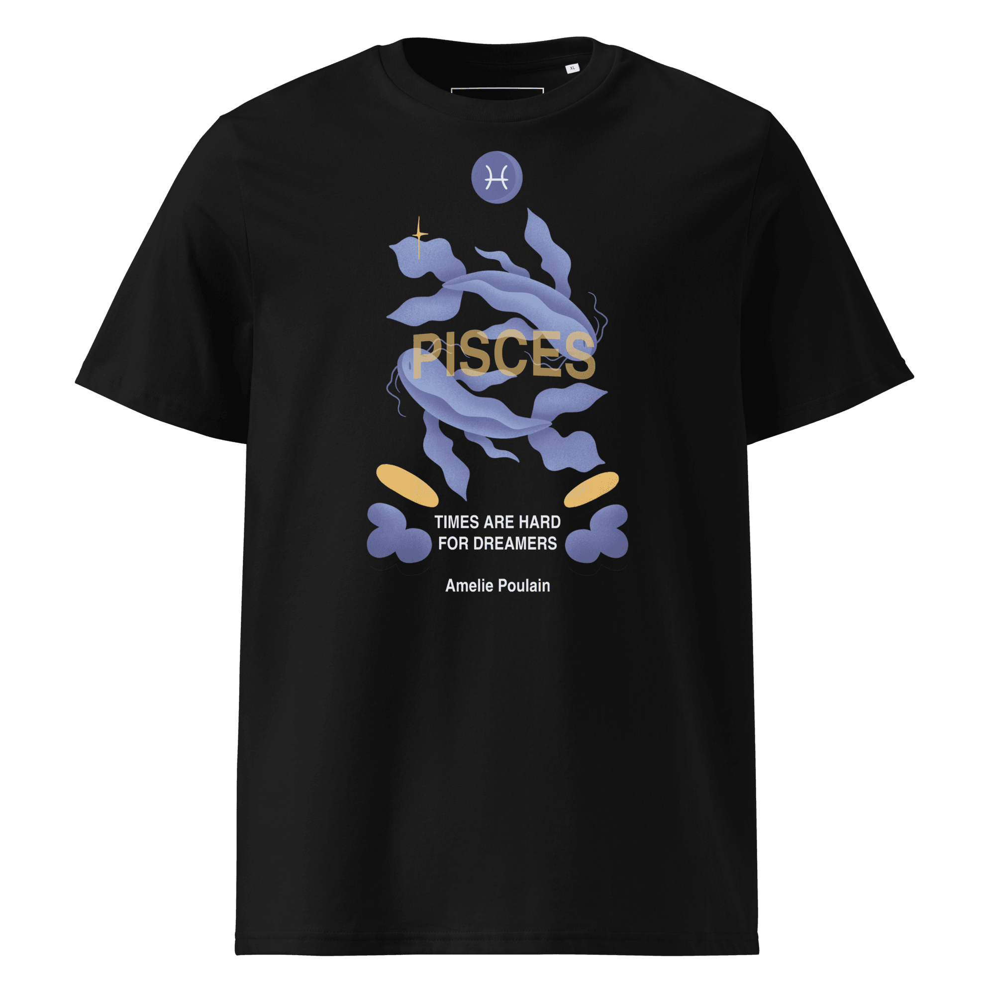 Pisces Unisex Organic Cotton T-Shirt - Amelie Poulain Edition - 