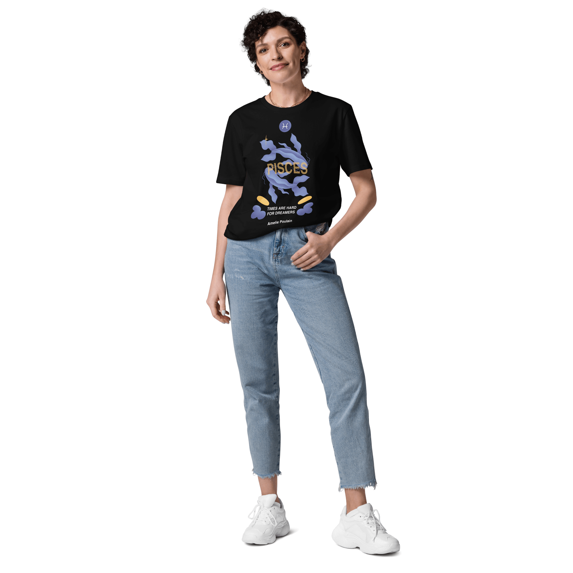 Pisces Unisex Organic Cotton T-Shirt - Amelie Poulain Edition - 