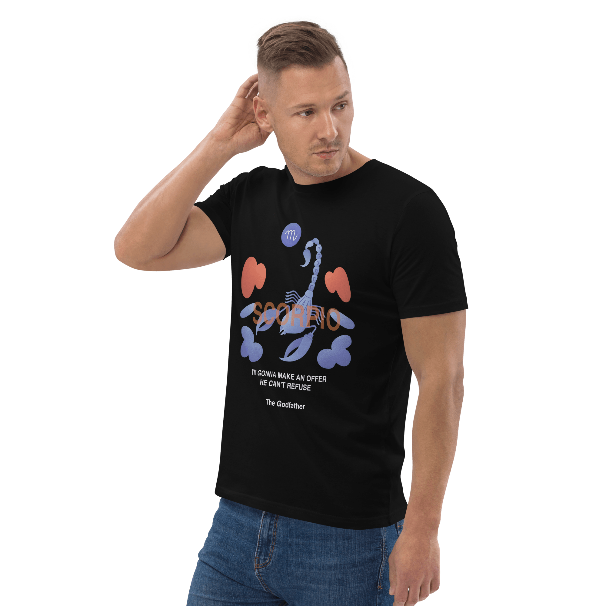 SCORPIO Unisex organic cotton t-shirt Godfather B - 