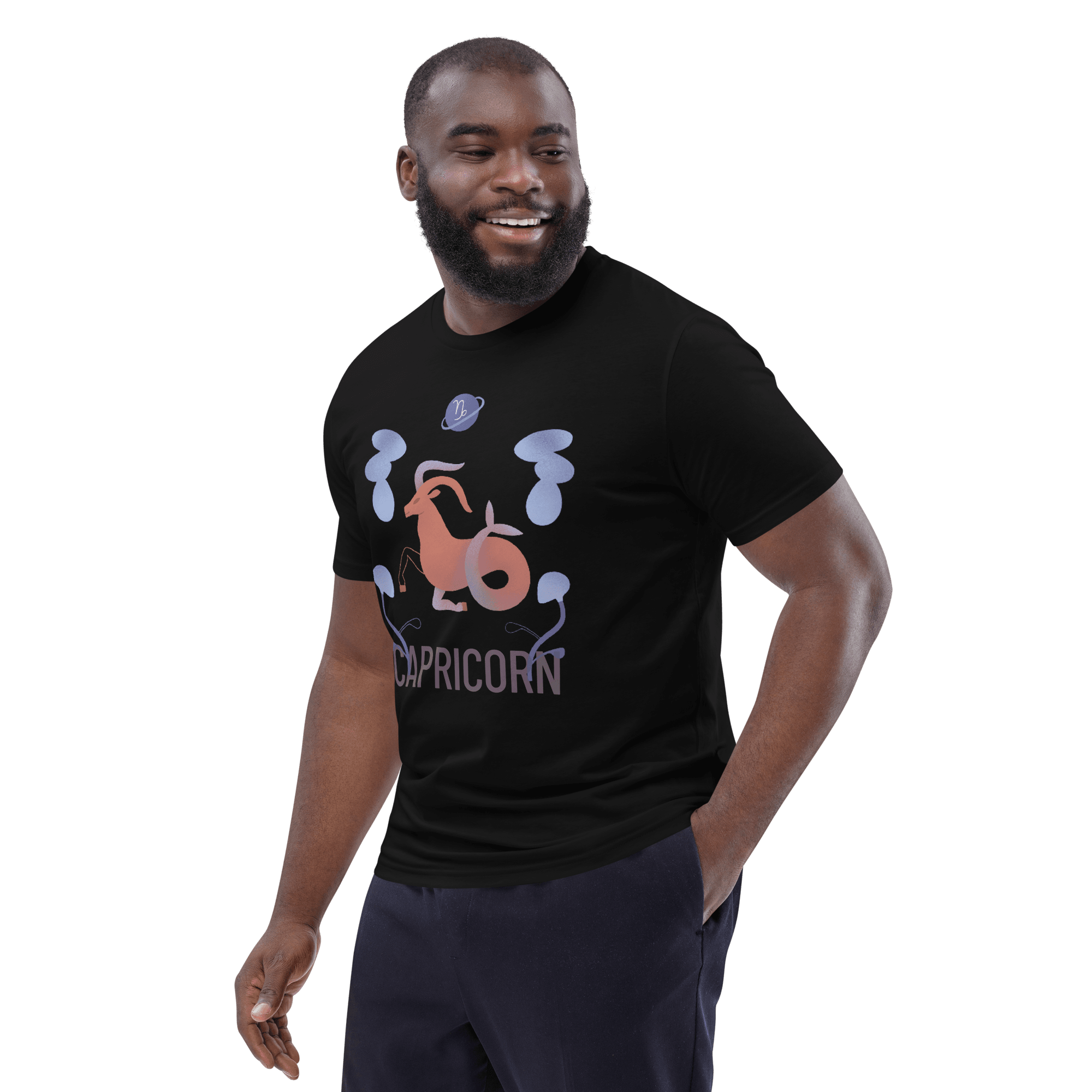 Capricorn Unisex Organic Cotton T-Shirt - Raw Edition - 