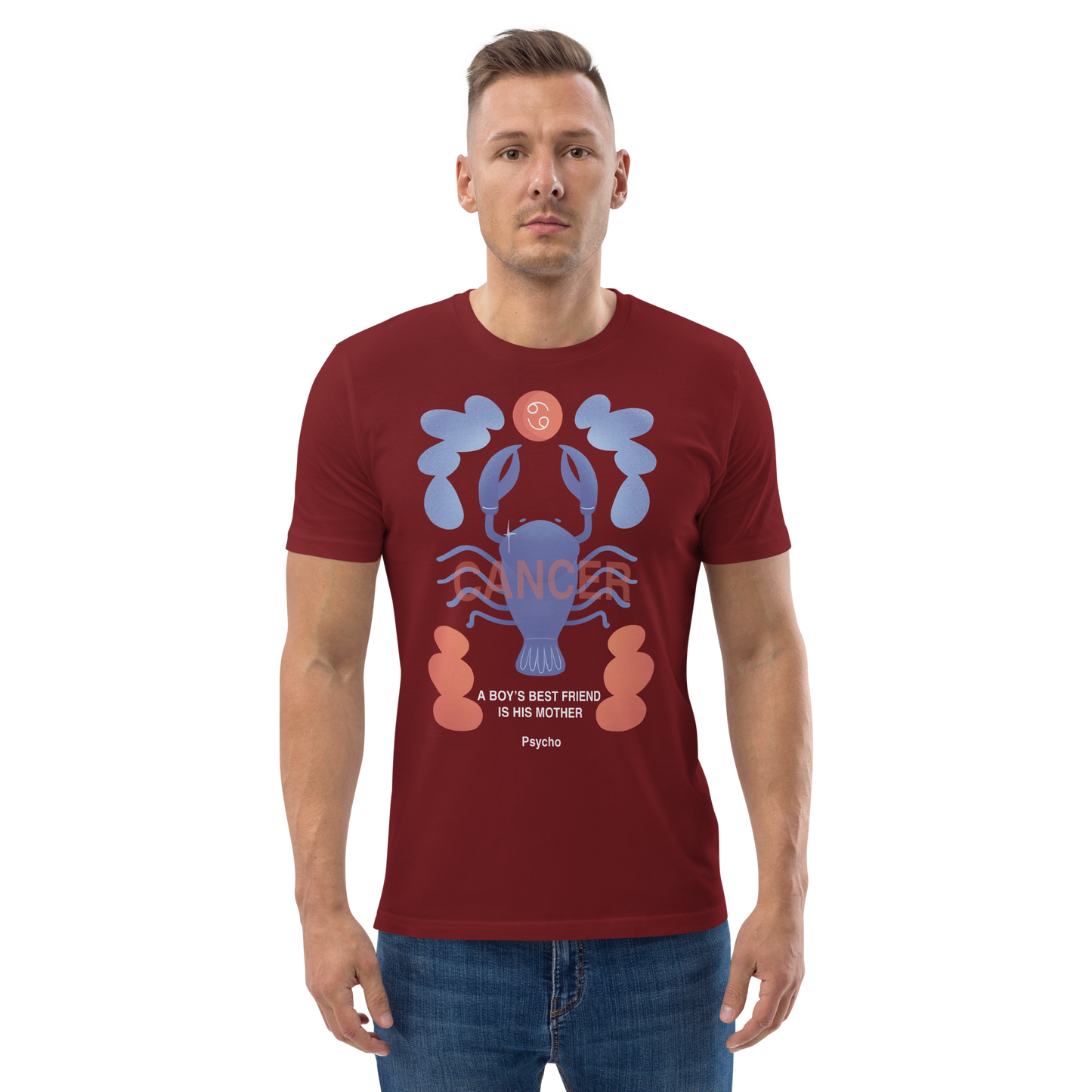 Cancer Unisex Organic Cotton T-Shirt - Psycho Edition