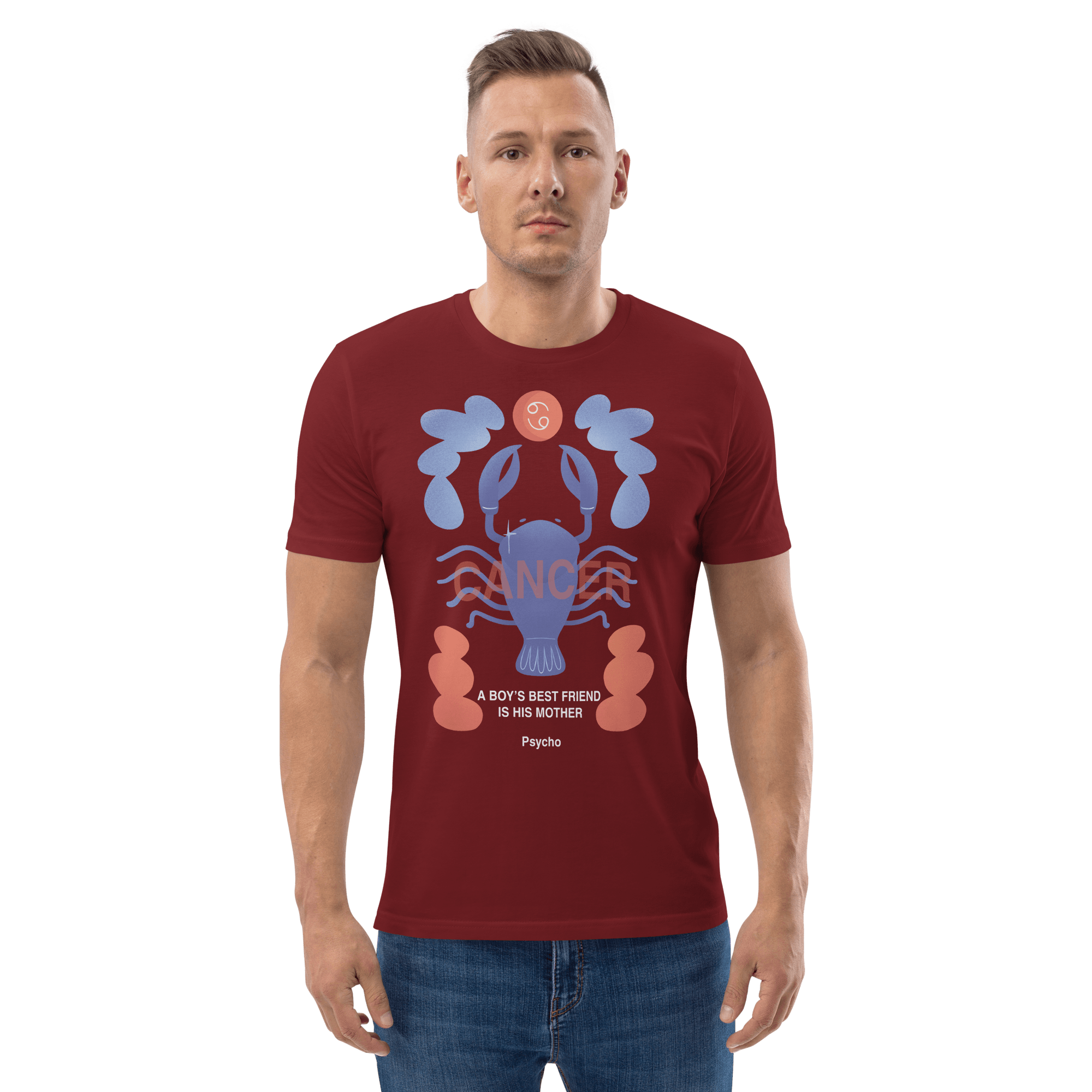 Cancer Unisex Organic Cotton T-Shirt - Psycho Edition - 