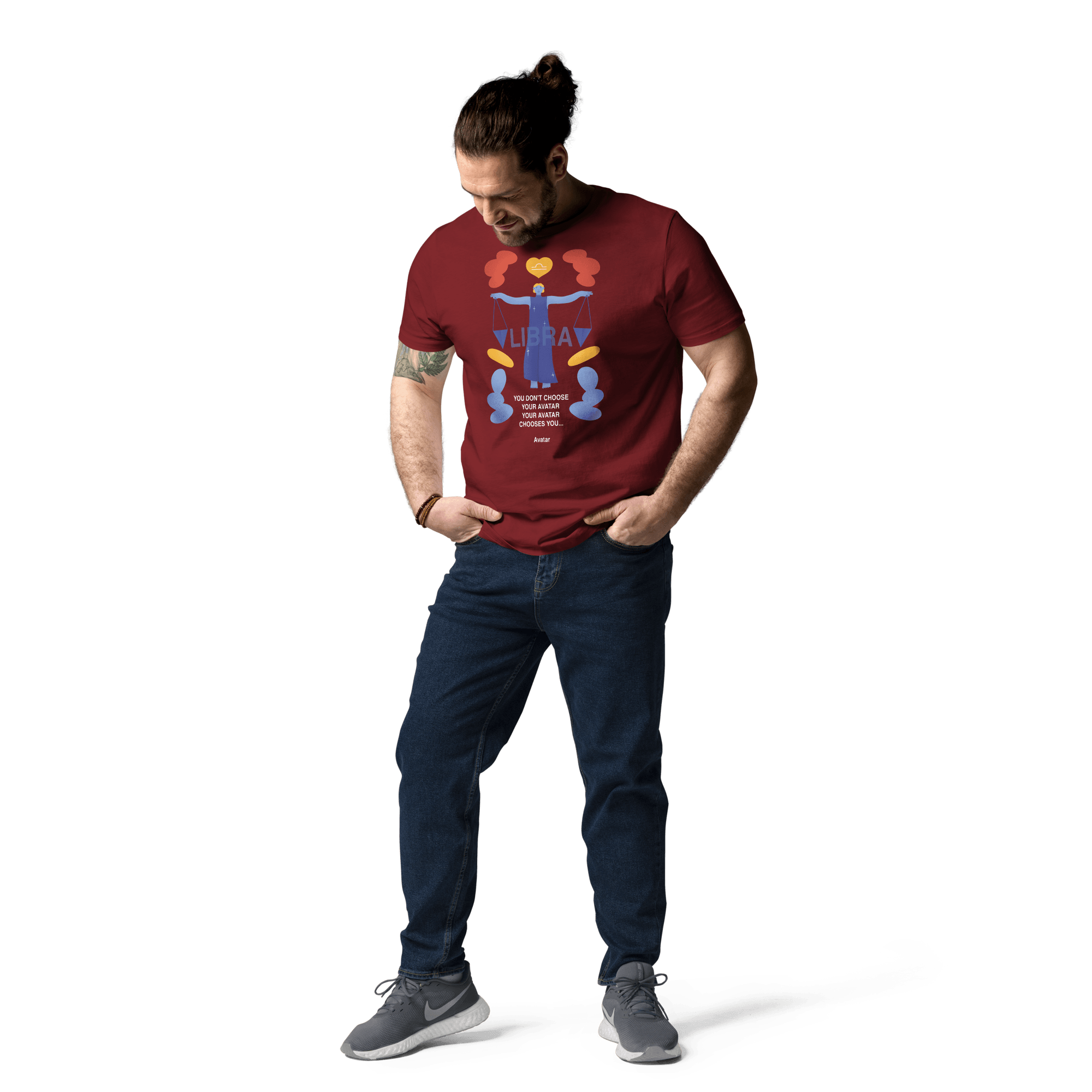 Libra Unisex Organic Cotton T-Shirt - Avatar Edition - 
