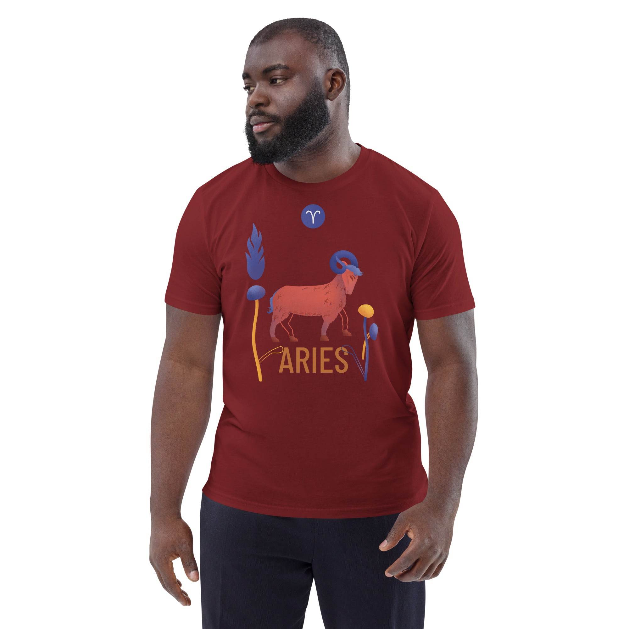 Aries Unisex Organic Cotton T-Shirt Raw - 